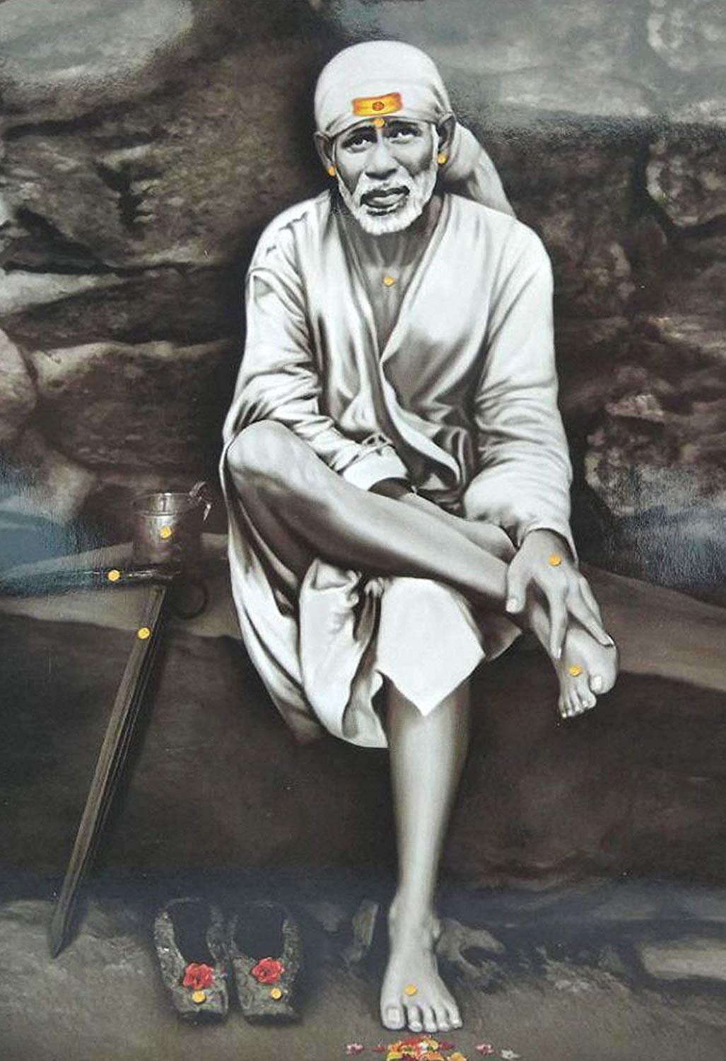 1027x1500 Shirdi Sai Baba Wallpaper