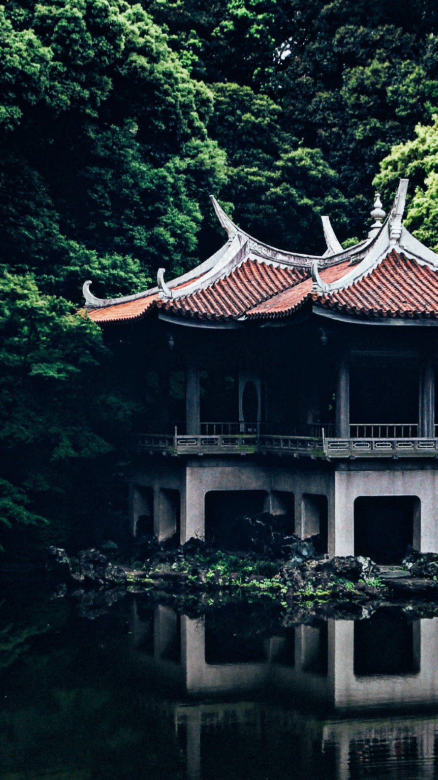 1440x2560 Japan Temple Phone Wallpaper HD. Japan temple, House styles, Wallpaper