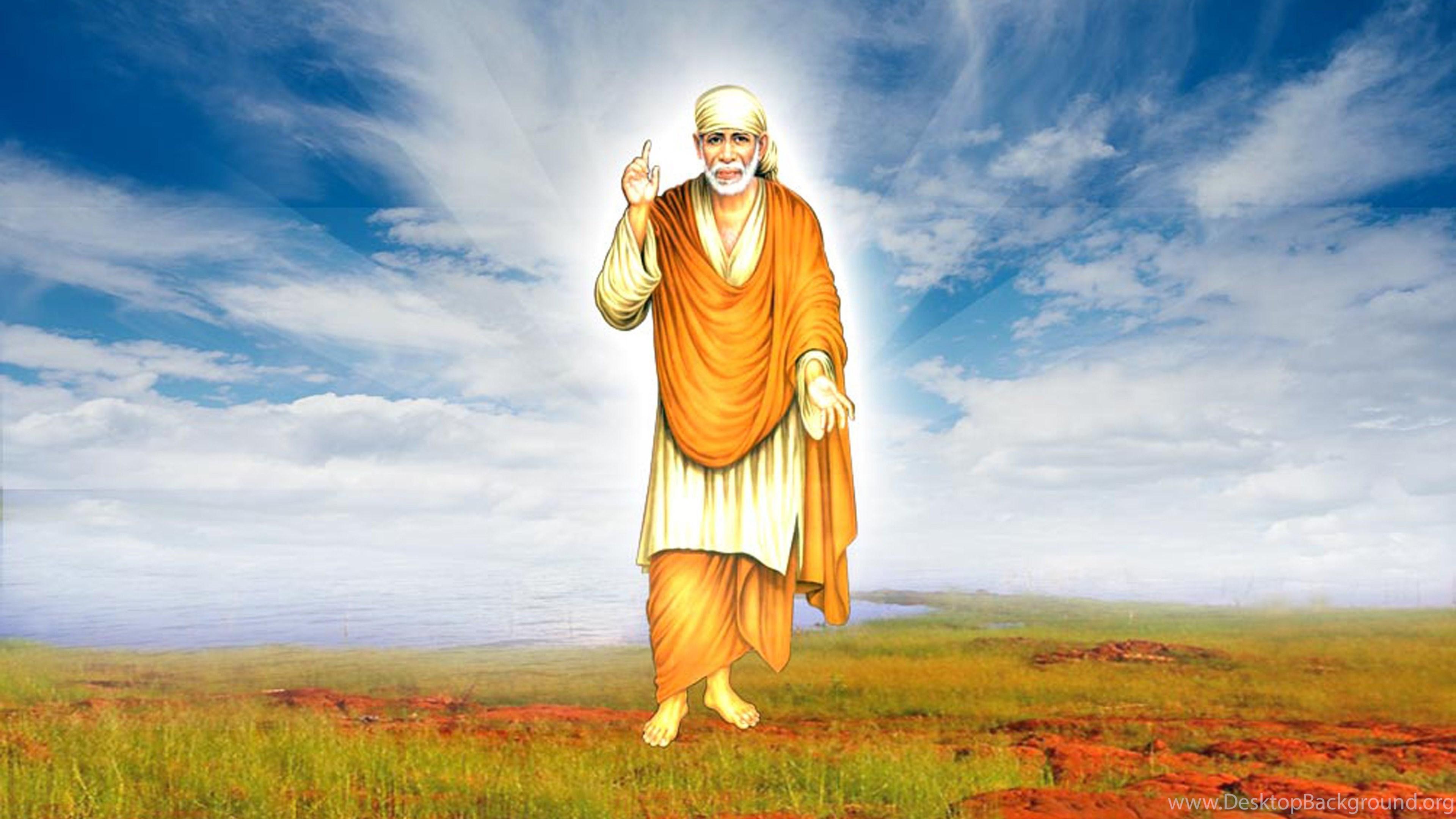 3840x2160 Sai Baba HD Wallpaper, Shirdi Sai Baba HQ Photo Desktop Background