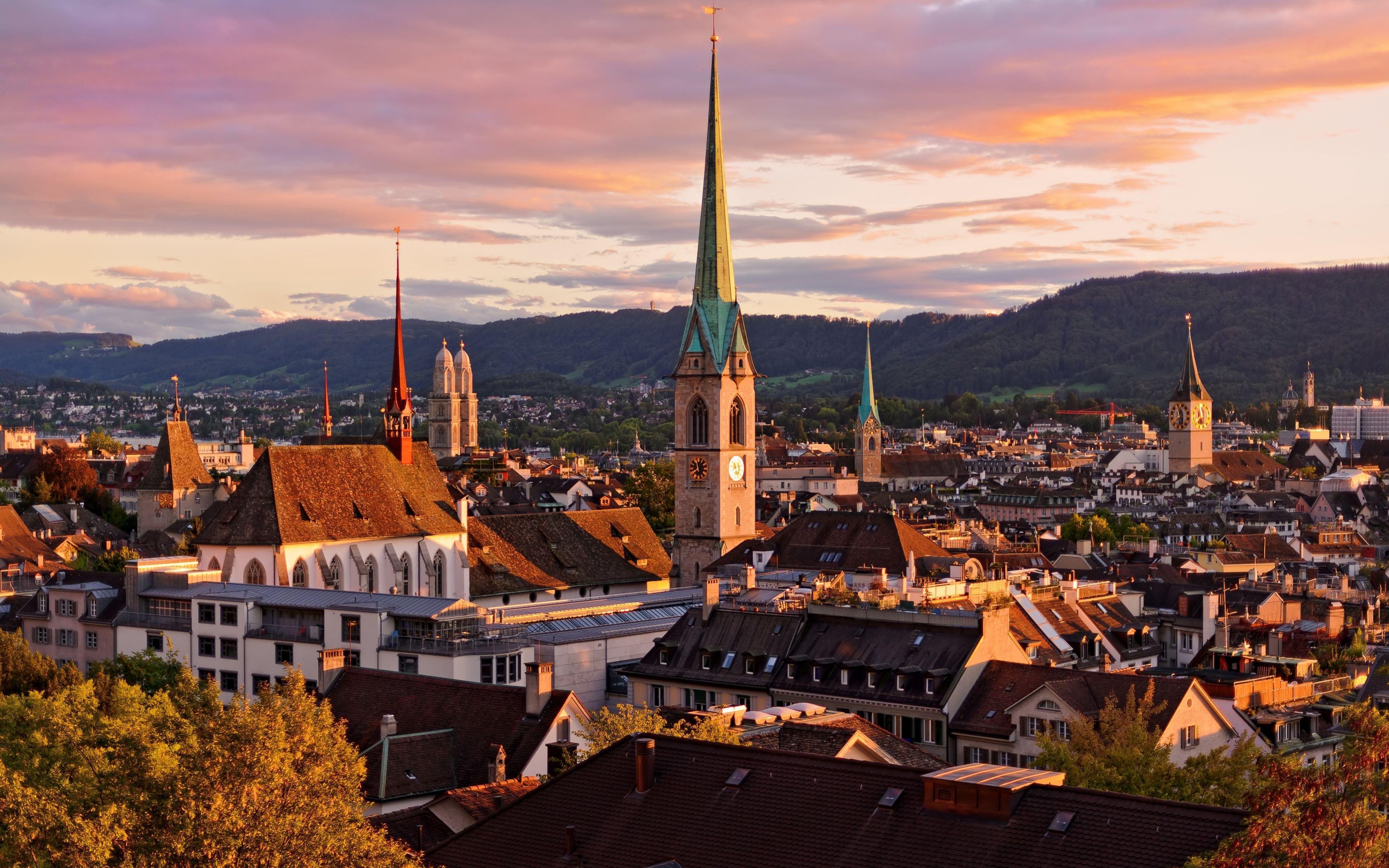 3840x2400 Zurich Wallpaper