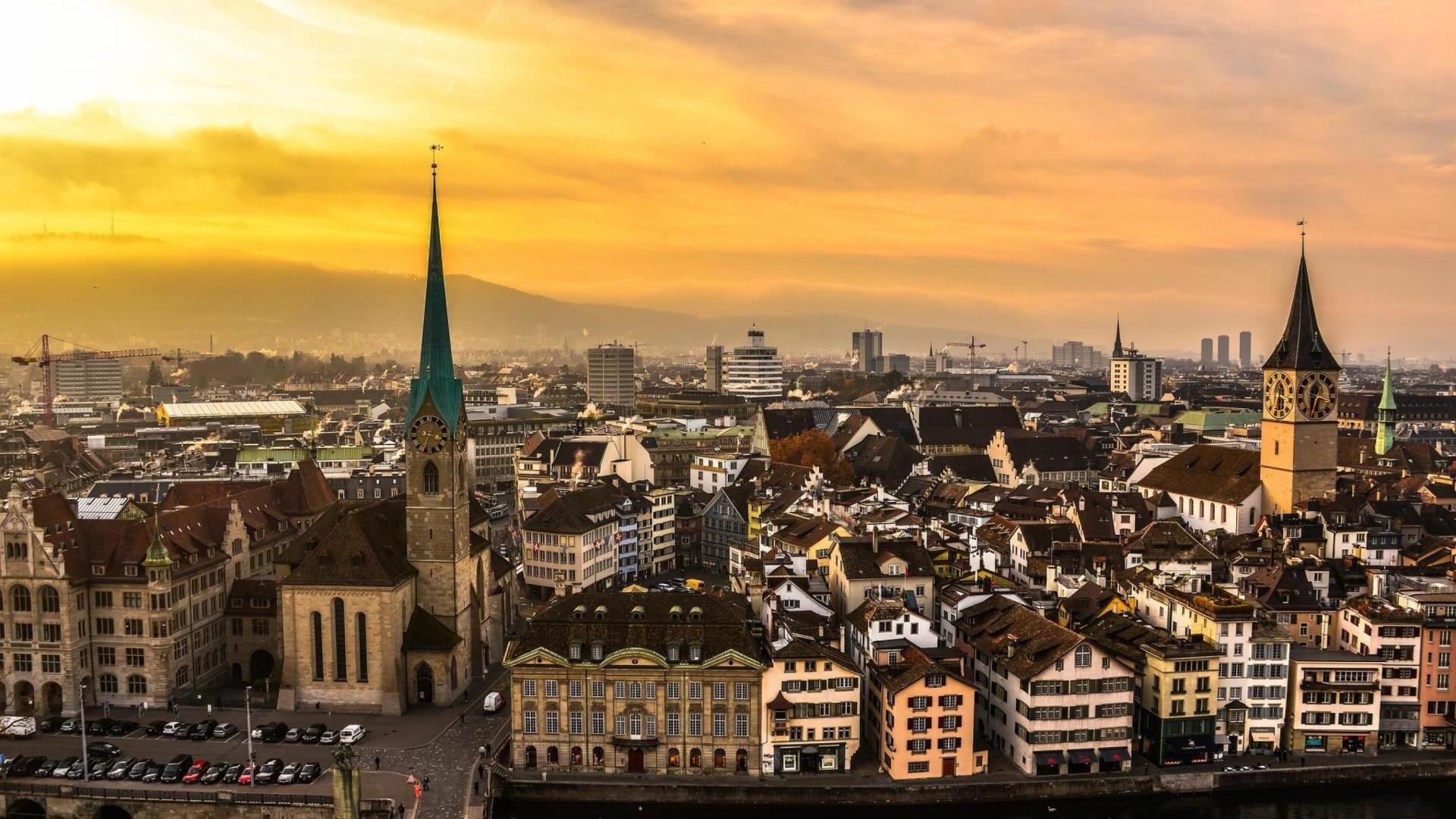 1920x1080 Zurich Switzerland. Wallpaper for Android