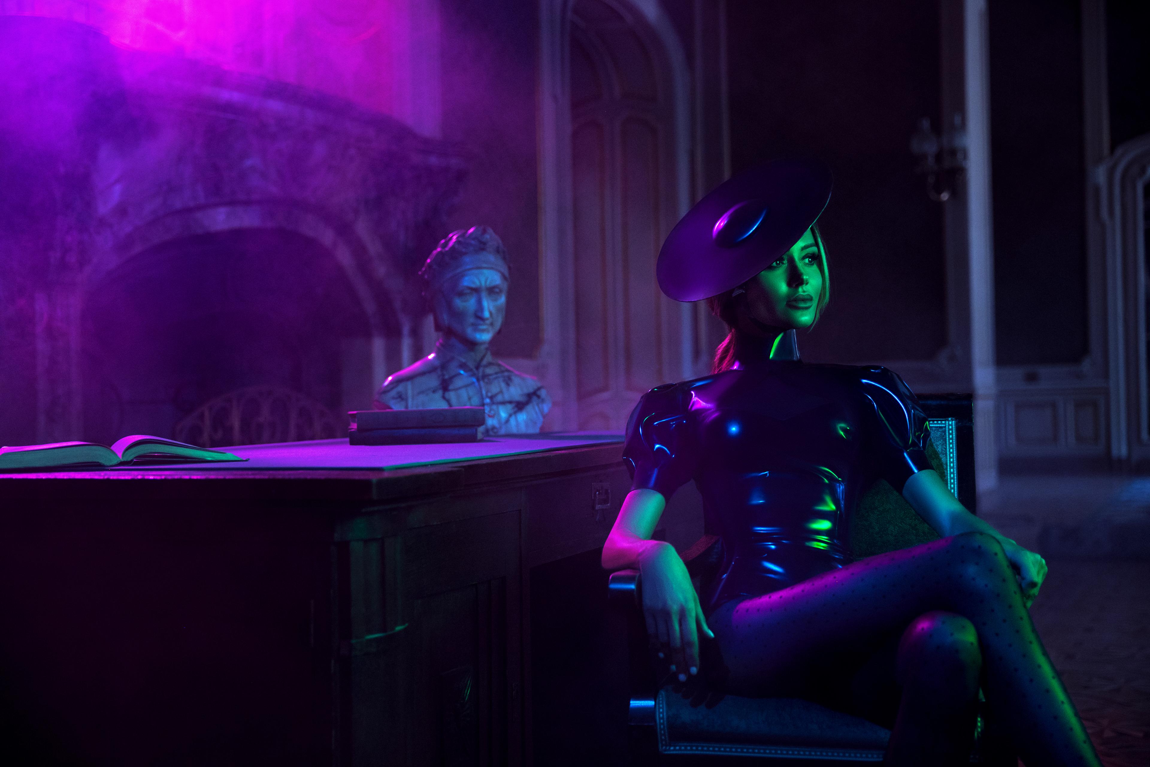 3840x2560 Cyberpunk Girl 4k Laptop Full HD 1080P HD 4k Wallpaper, Image, Background, Photo and Picture