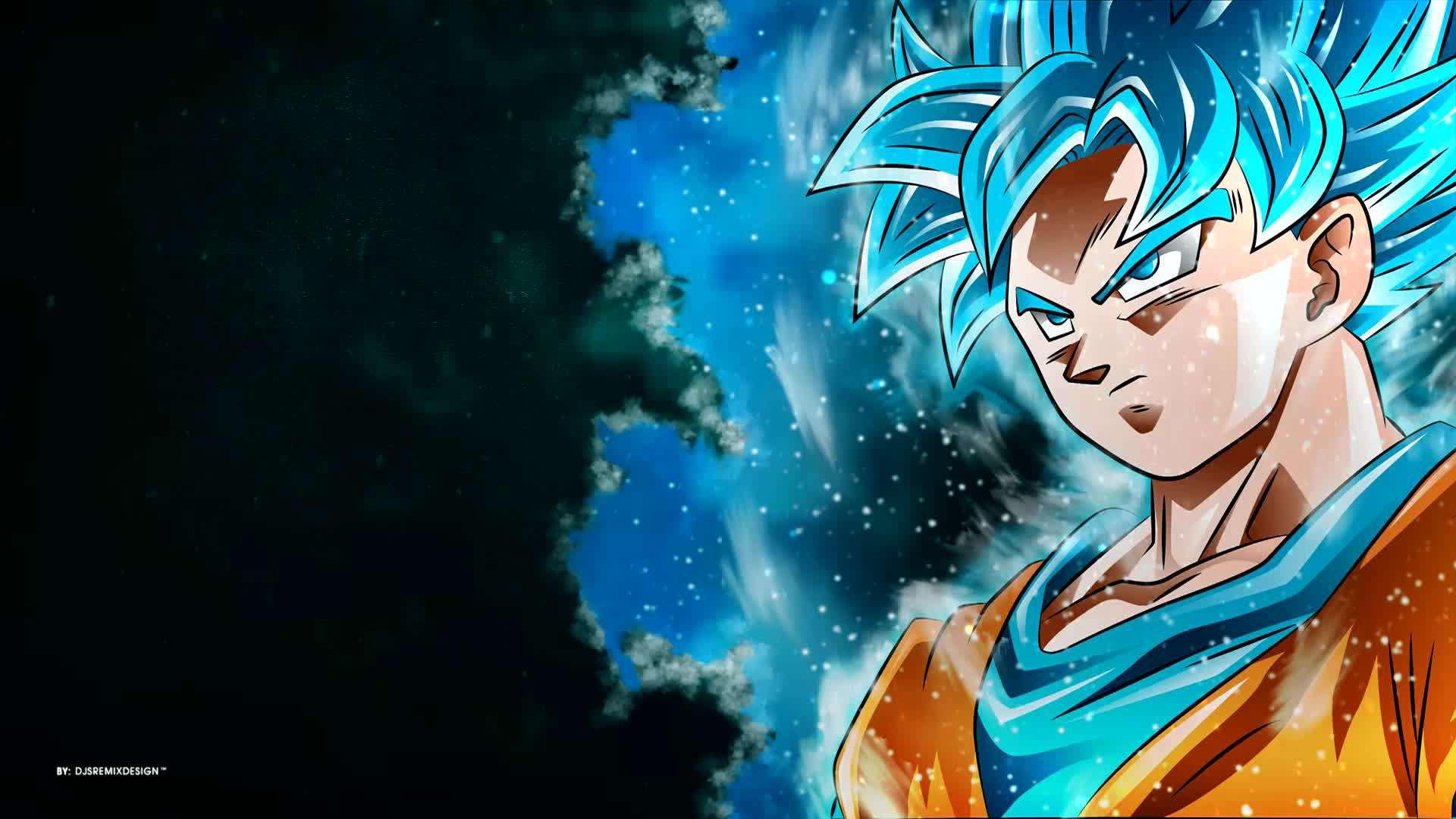 1920x1080 Super Saiyan God Goku Wallpaper