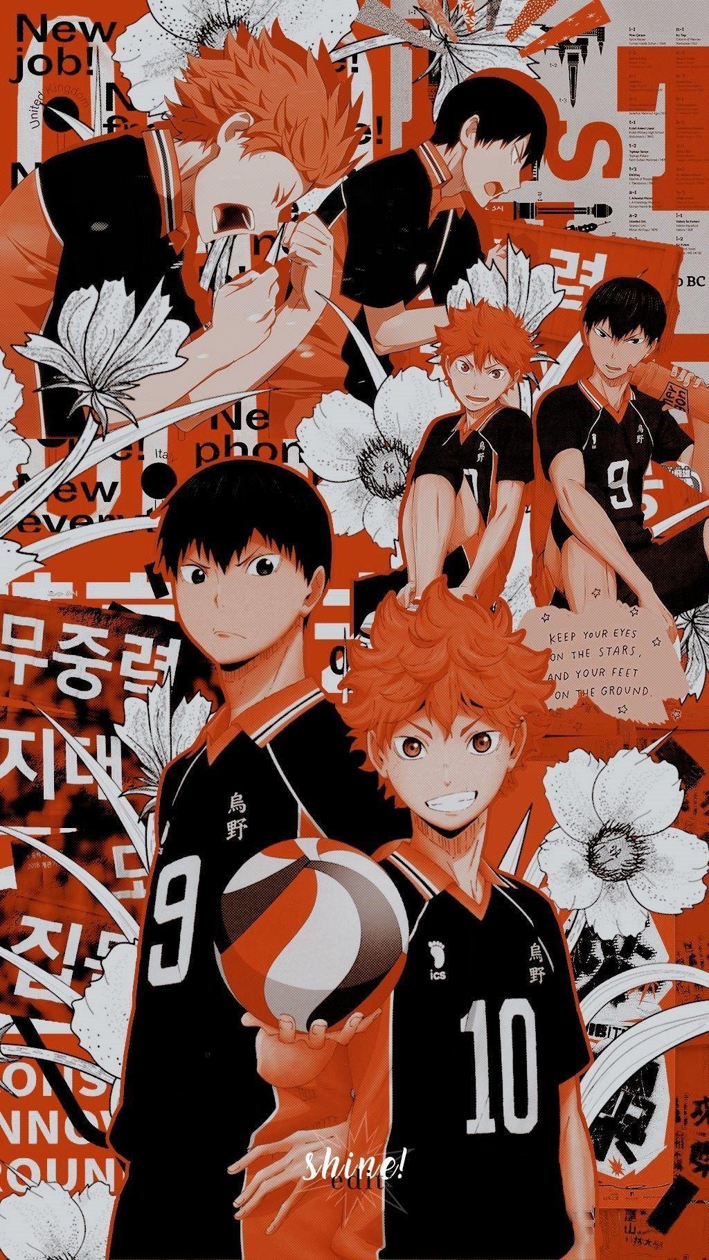 1024x1820 Haikyuu Hinata And Kageyama Wallpaper