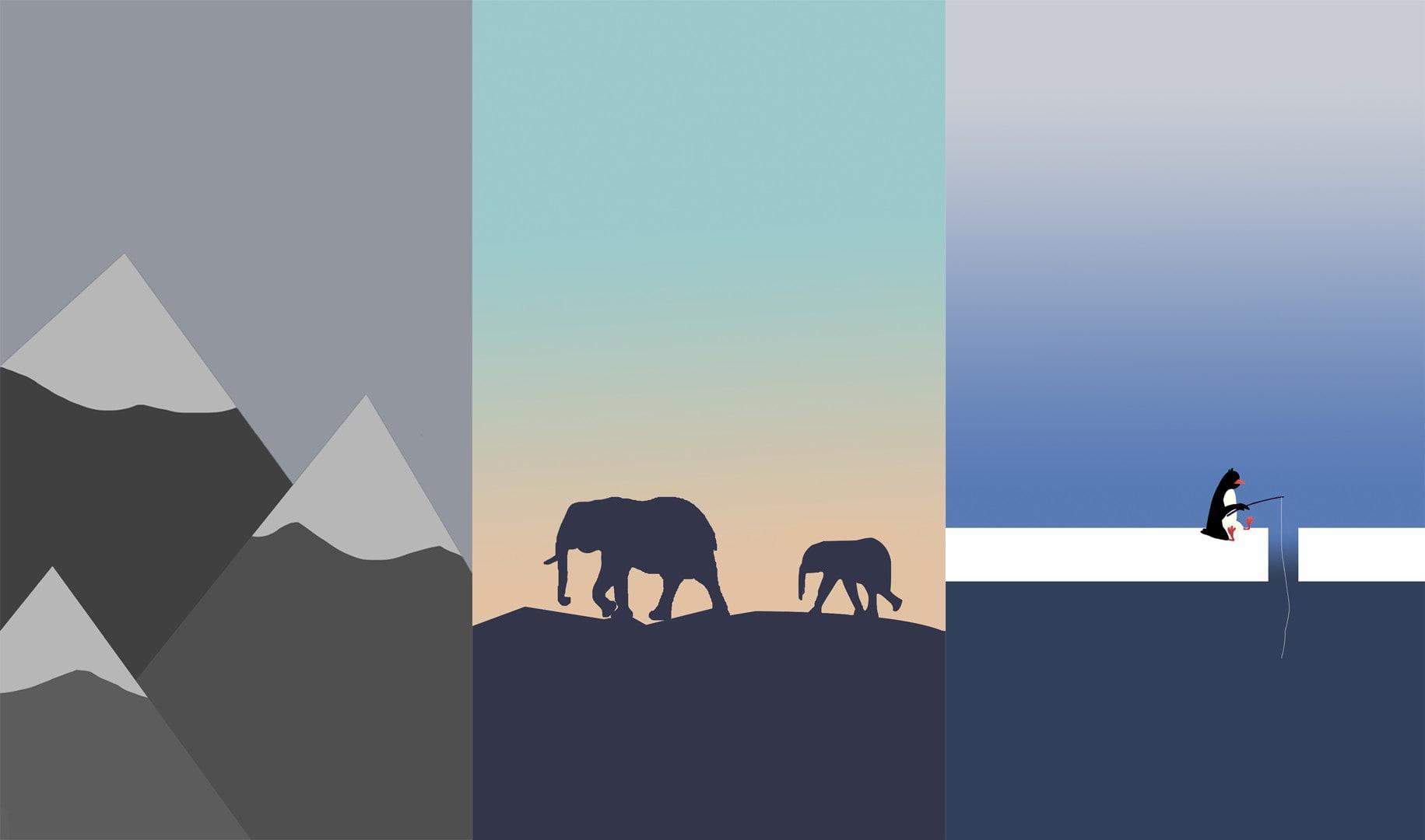 1831x1080 Create a minimalist custom iphone or android wallpaper