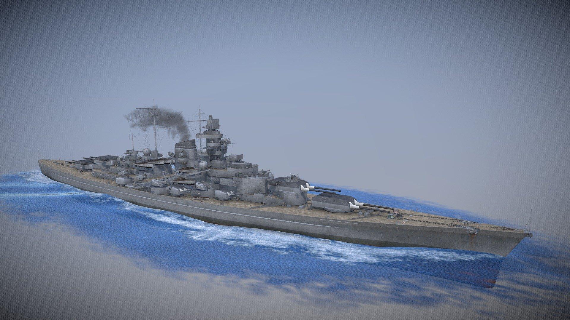 1920x1080 Tirpitz model by ThomasBeerens [efacd41]