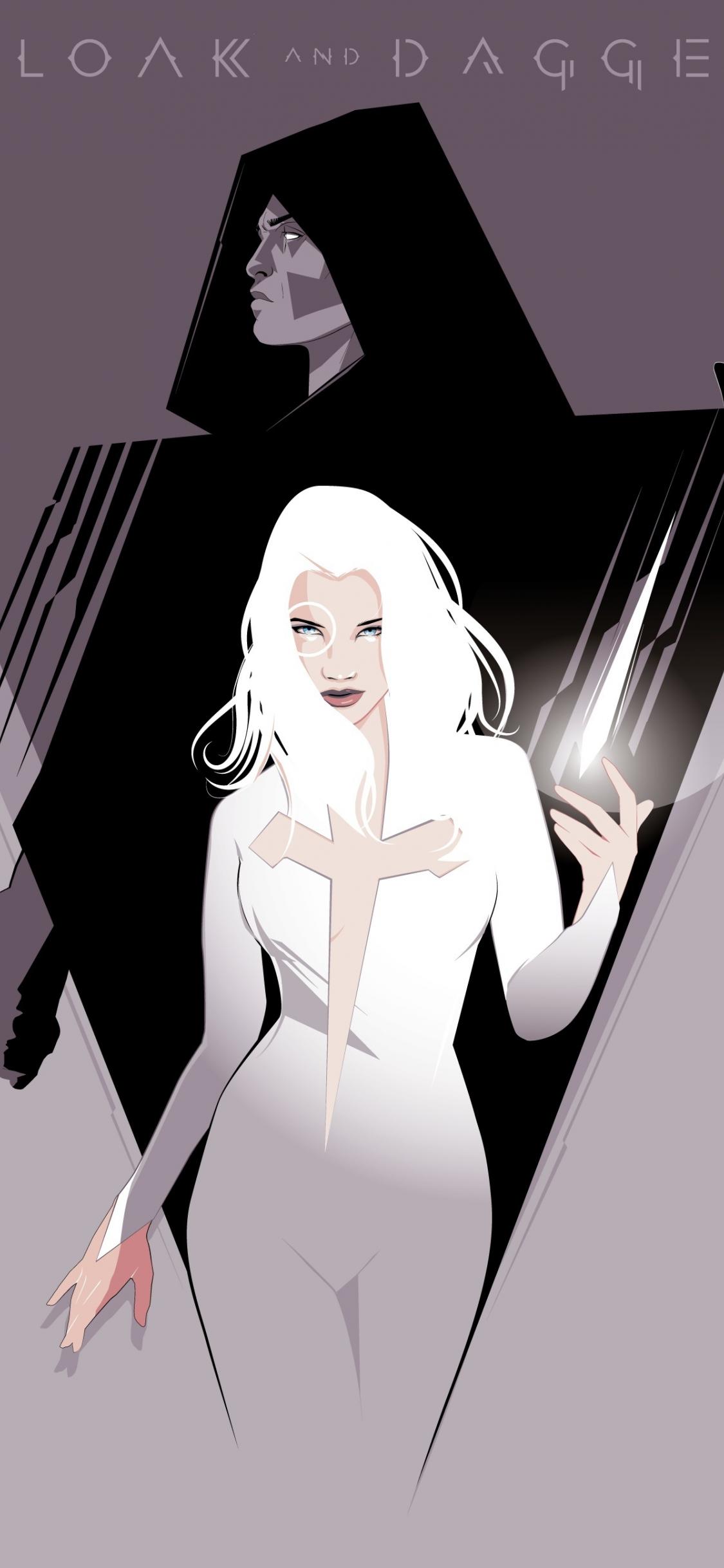 1125x2436 Download 1125x2436 wallpaper cloak & dagger, marvel, tv show, poster, minimal, art, iphone x 1125x2436 HD image, background, 18504