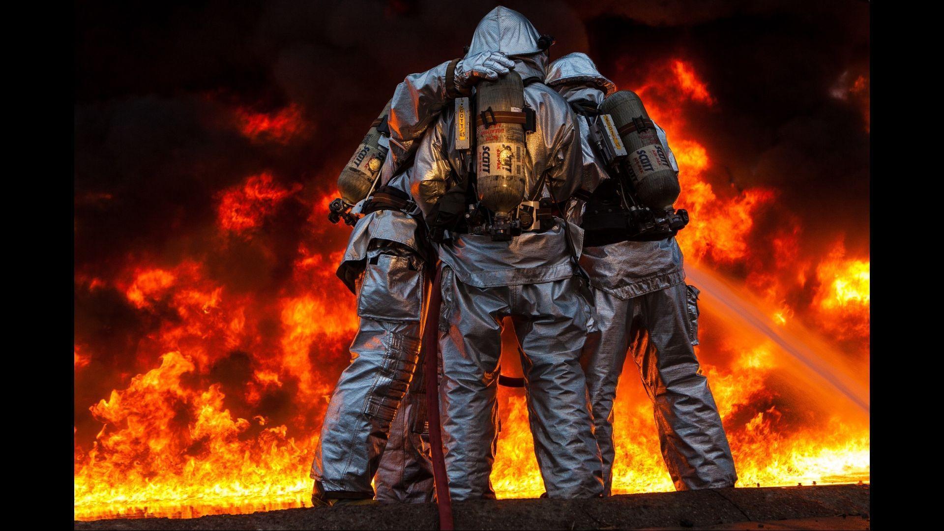 1920x1080 Firefighters. Hero Wallpaper for Android