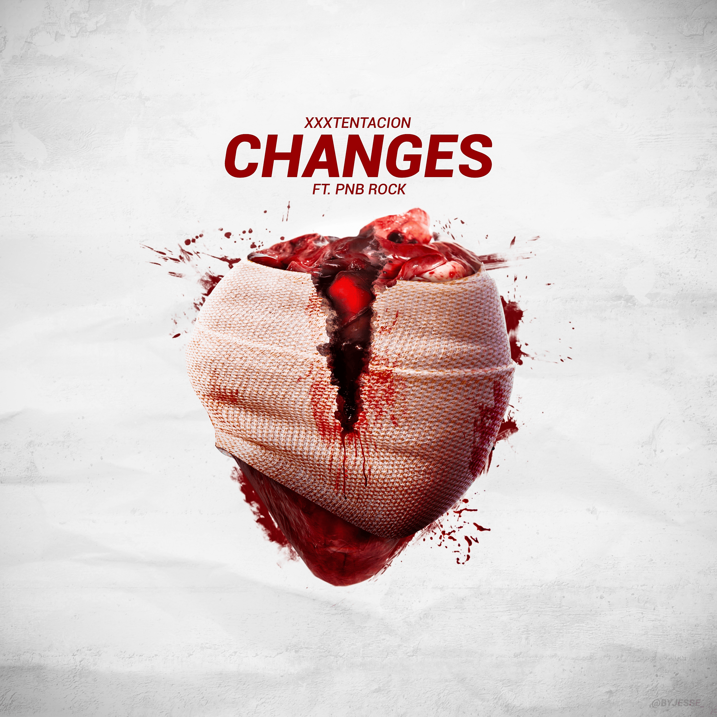3000x3000 XXXTENTACION - 'changes' ft. PnB Rock Alternative Cover Art