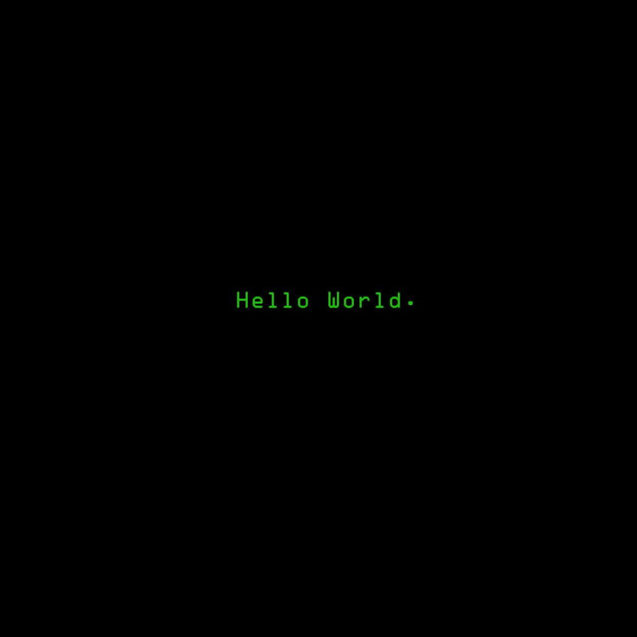 1280x1280 Dark Code Wallpaper