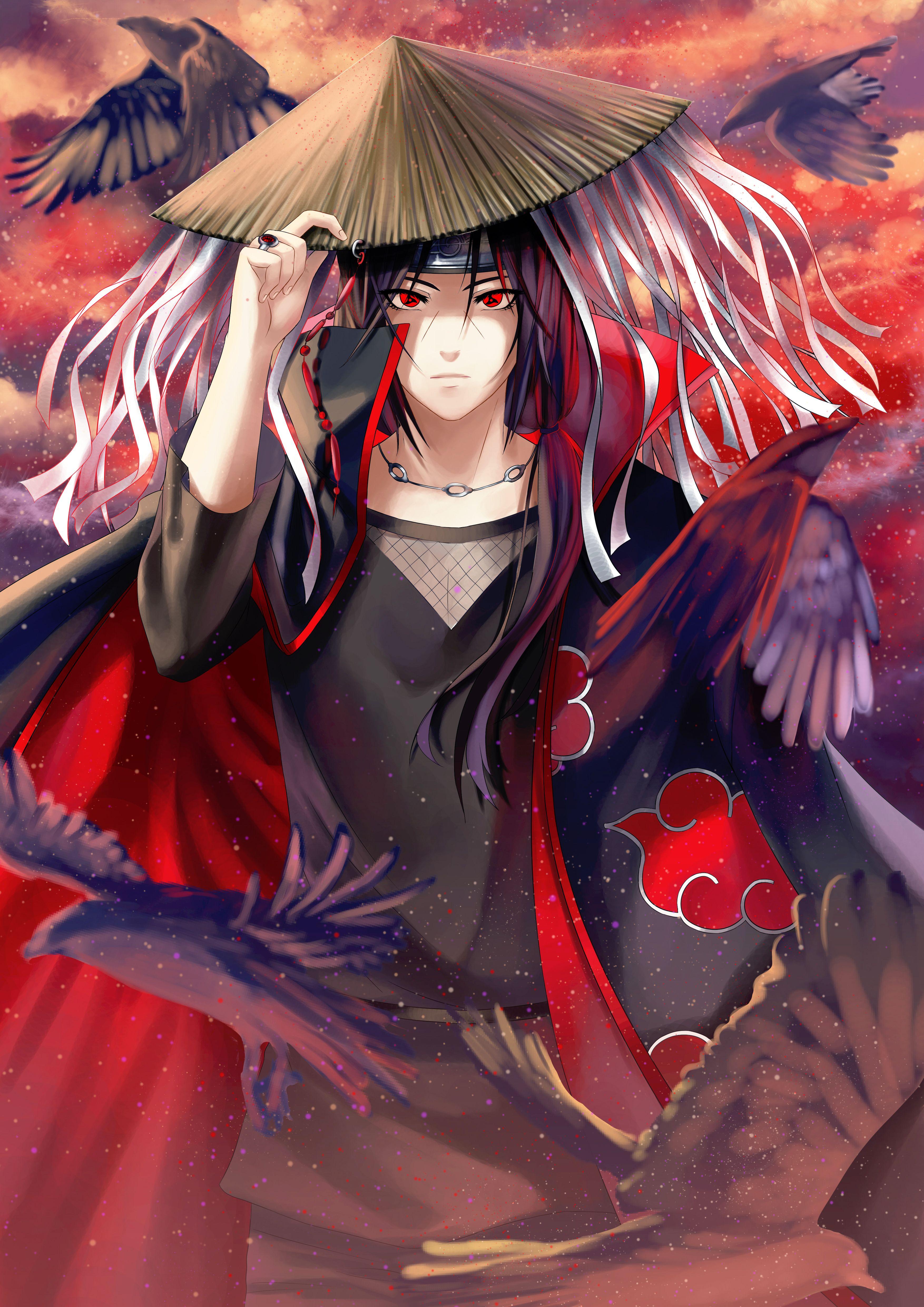 3508x4961 Itachi Gif iPhone Wallpaper