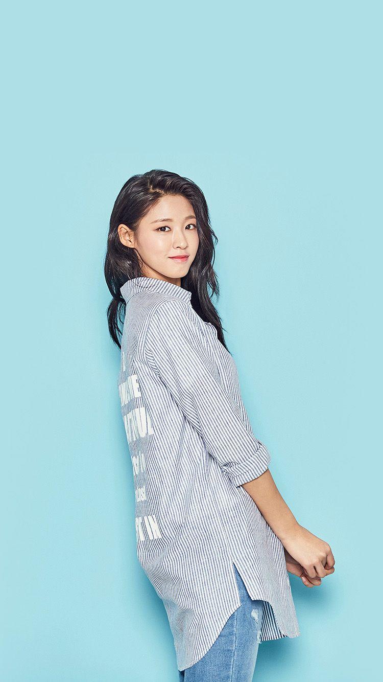 750x1334 iPhone wallpaper. sulhyun blue cute kpop girl