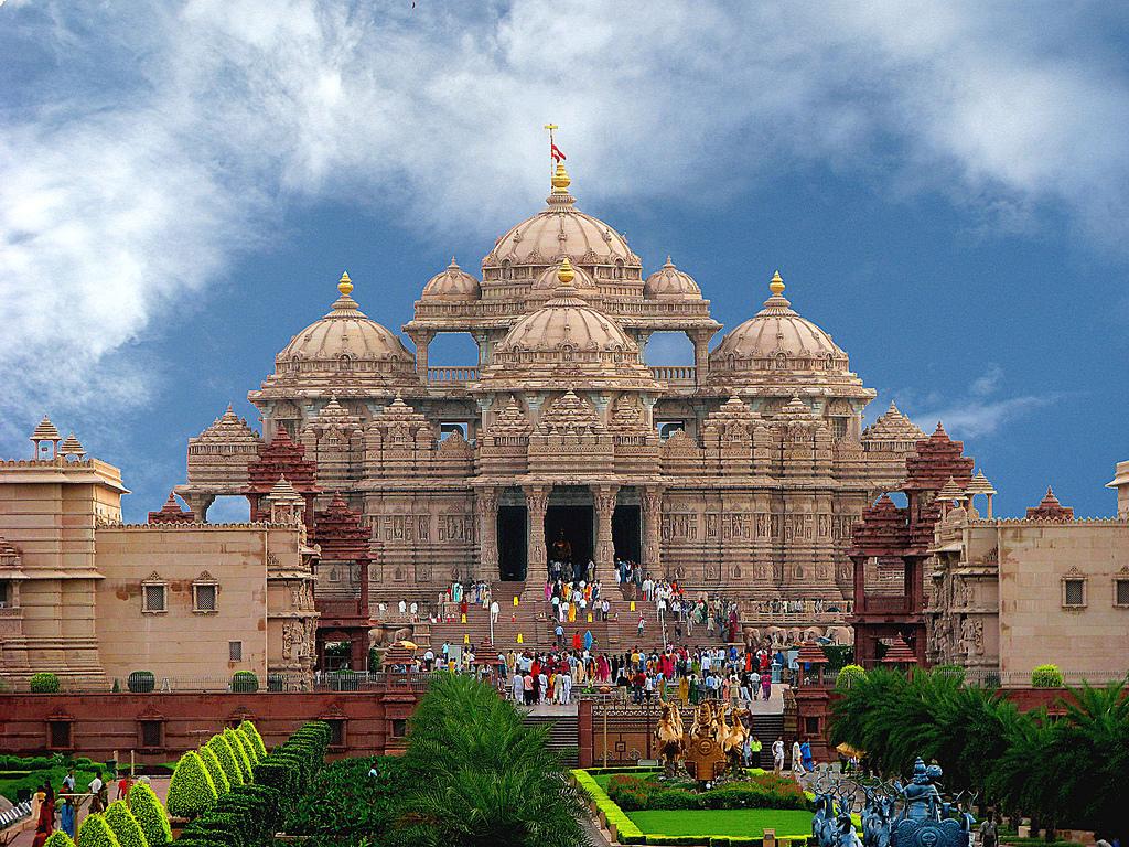 1024x768 Akshardham temple wallpaperx768