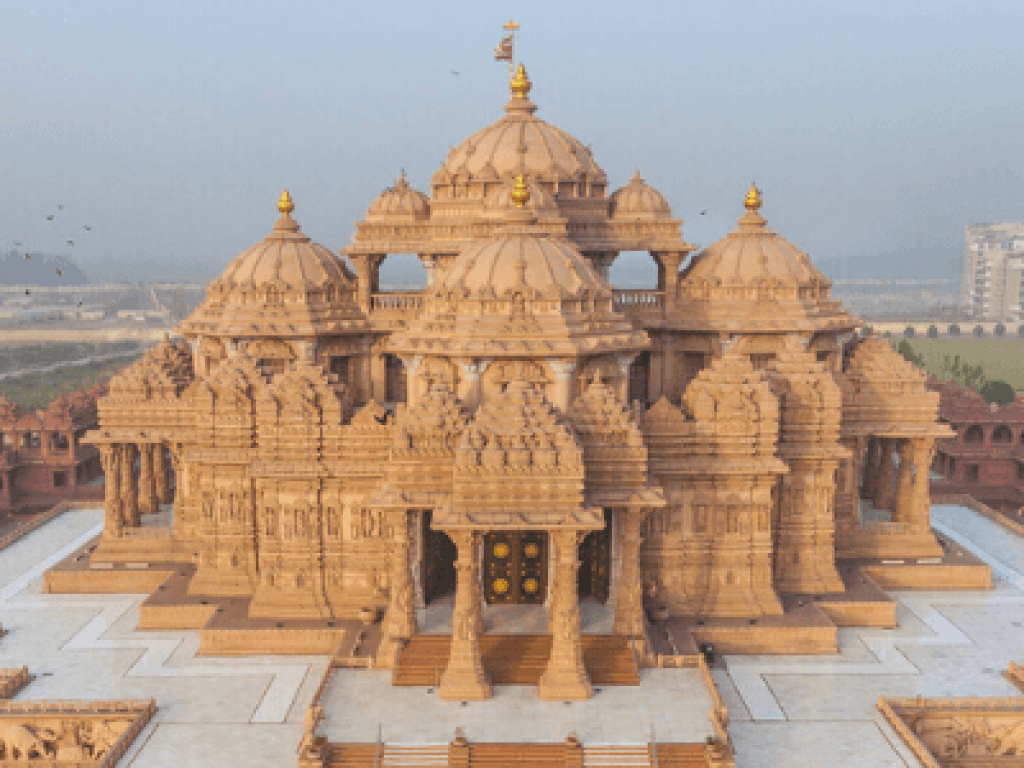 1024x768 Akshardham Temple, New Jersey History, Address, and Timings