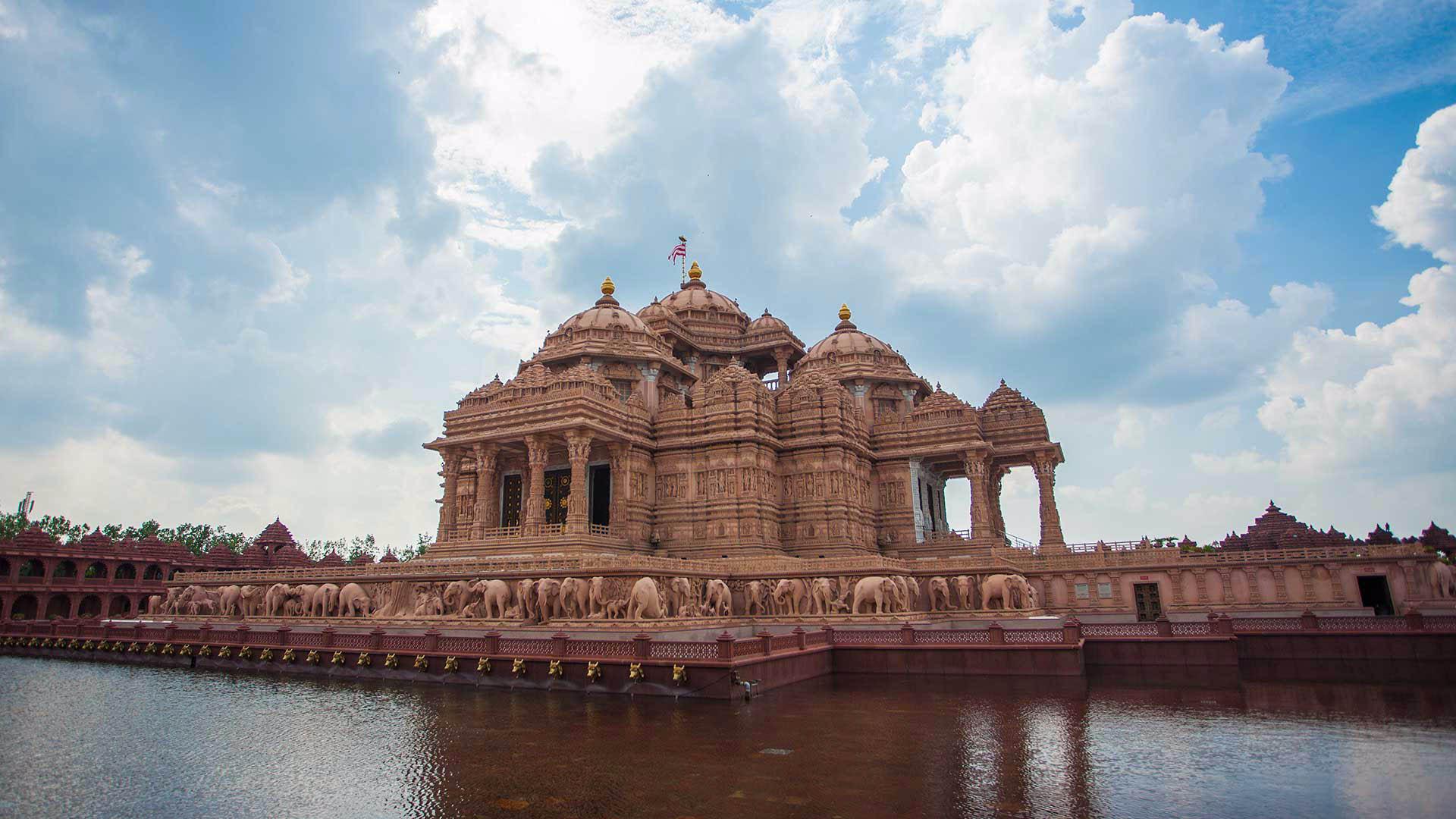 1920x1080 Akshardham Temple. अक्षरधाम मंदिर. Akshardham New Delhi. About, Aarti, Timings, History, Photo, Video, How to Reach