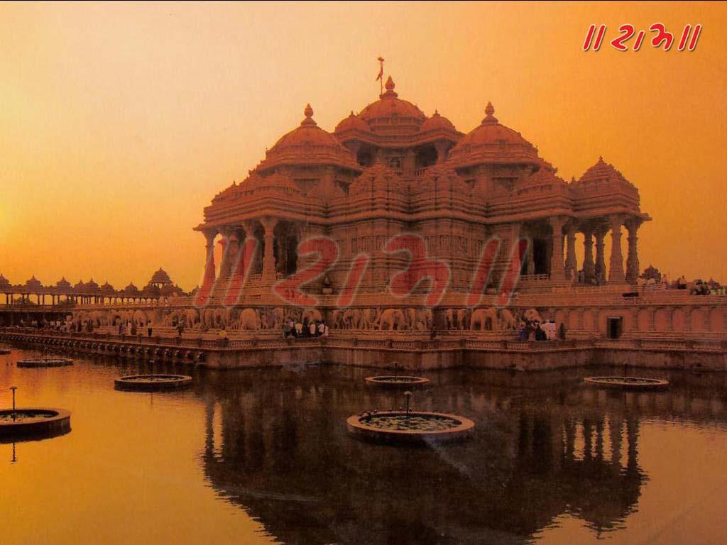 1024x768 Akshardham photo. Temple Image and Wallpaper