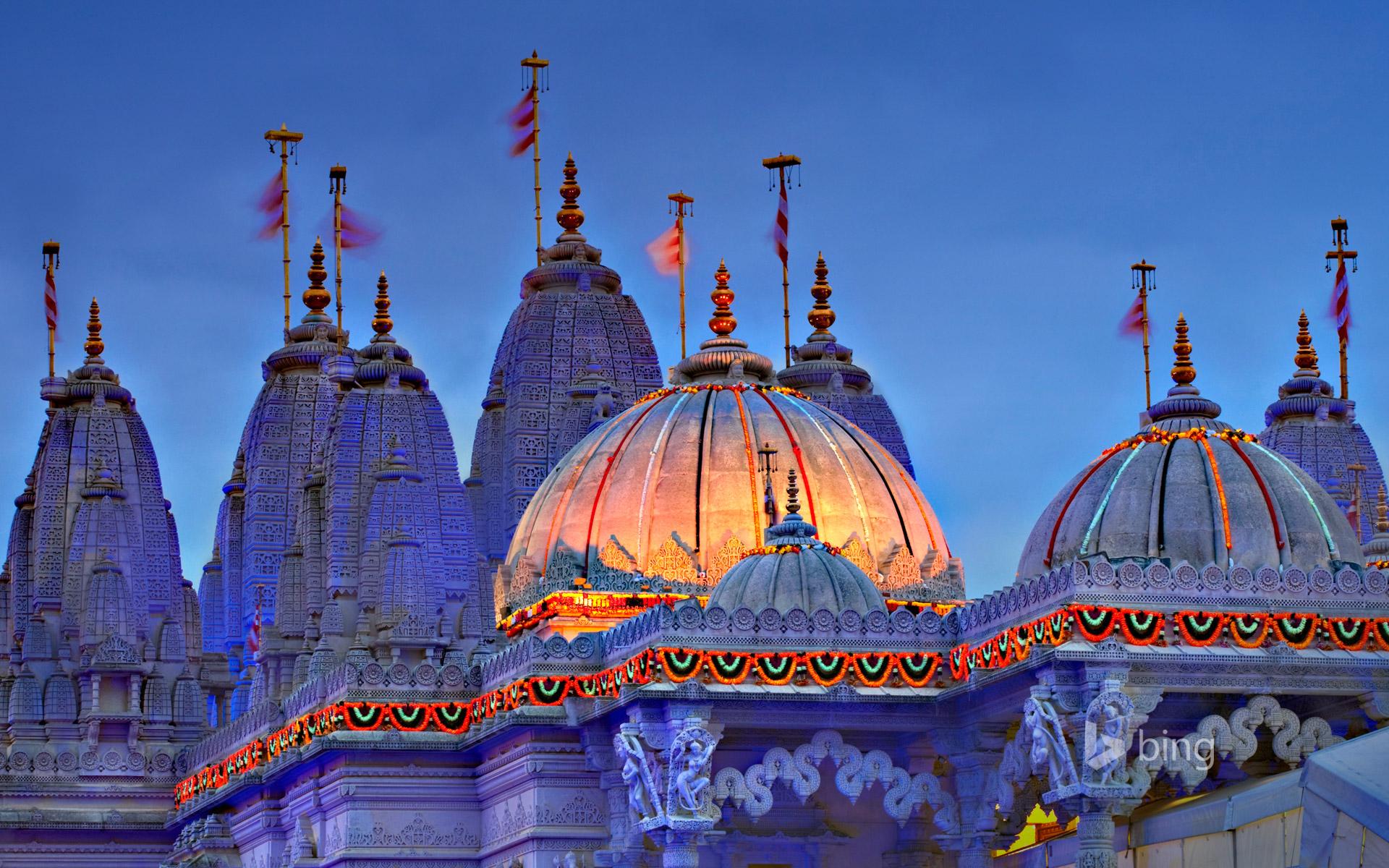 1920x1200 Baps Mandir Wallpaper