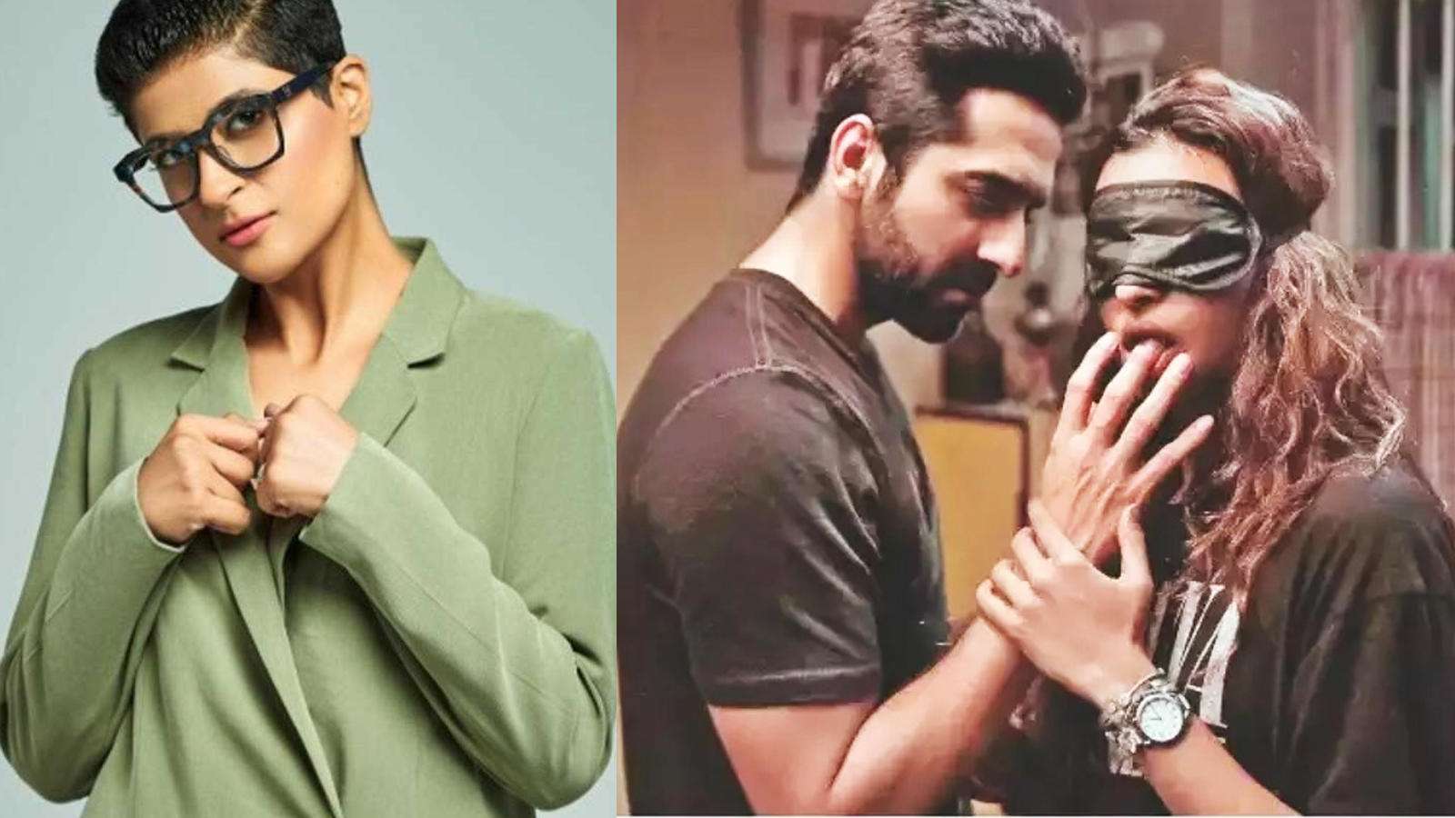 1600x900 Tahira Kashyap on hubby Ayushmann Khurrana's intimate scenes in movies: The lovemaking scene between him and Radhika Apte in 'Andhadhun' could have been longer. Hindi Movie News of India