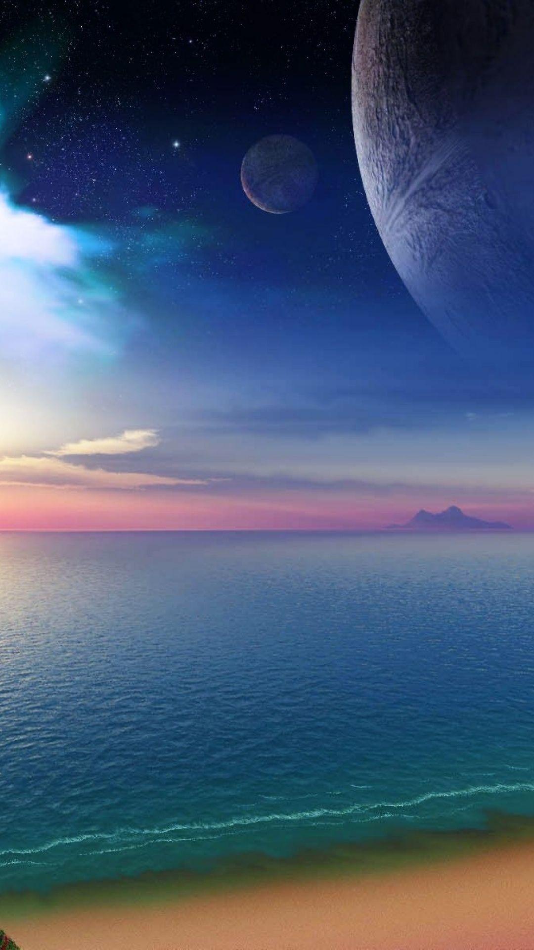 1080x1920 Another Planet Futuristic Htc one wallpaper