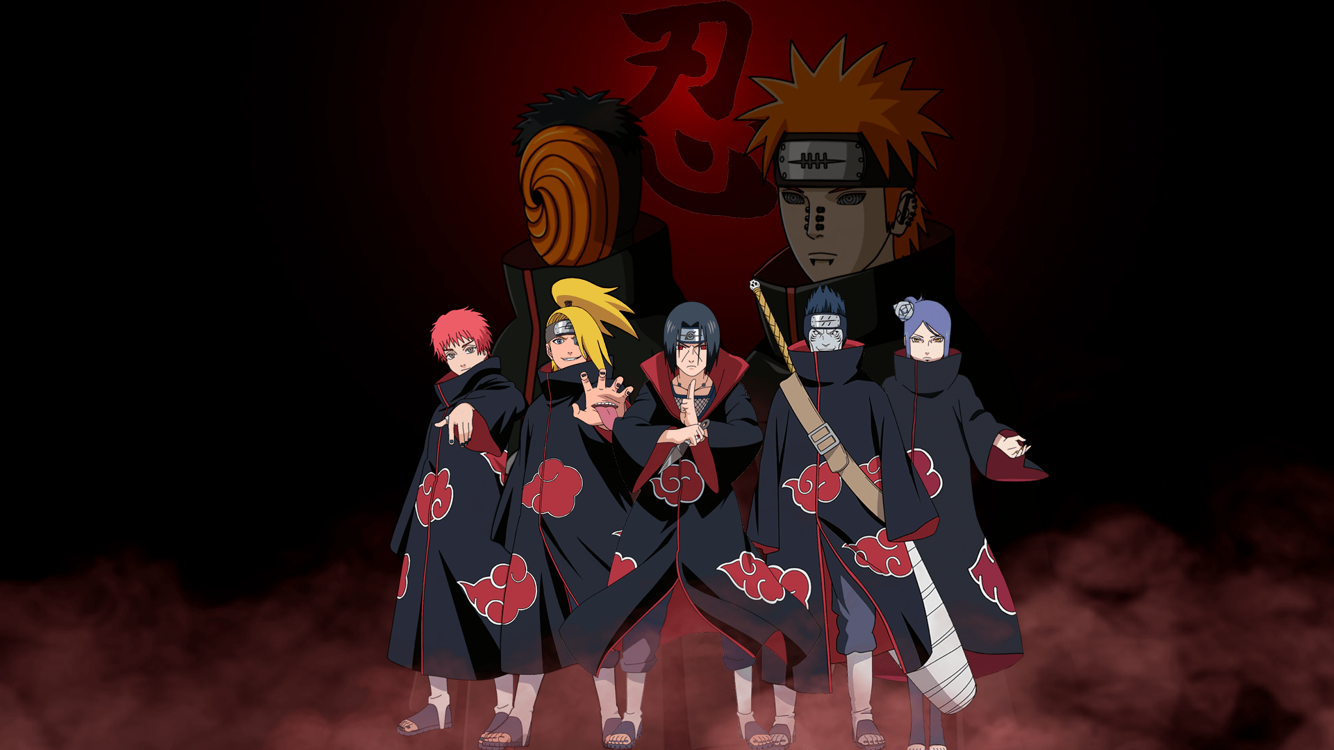 1920x1080 Naruto Akatsuki