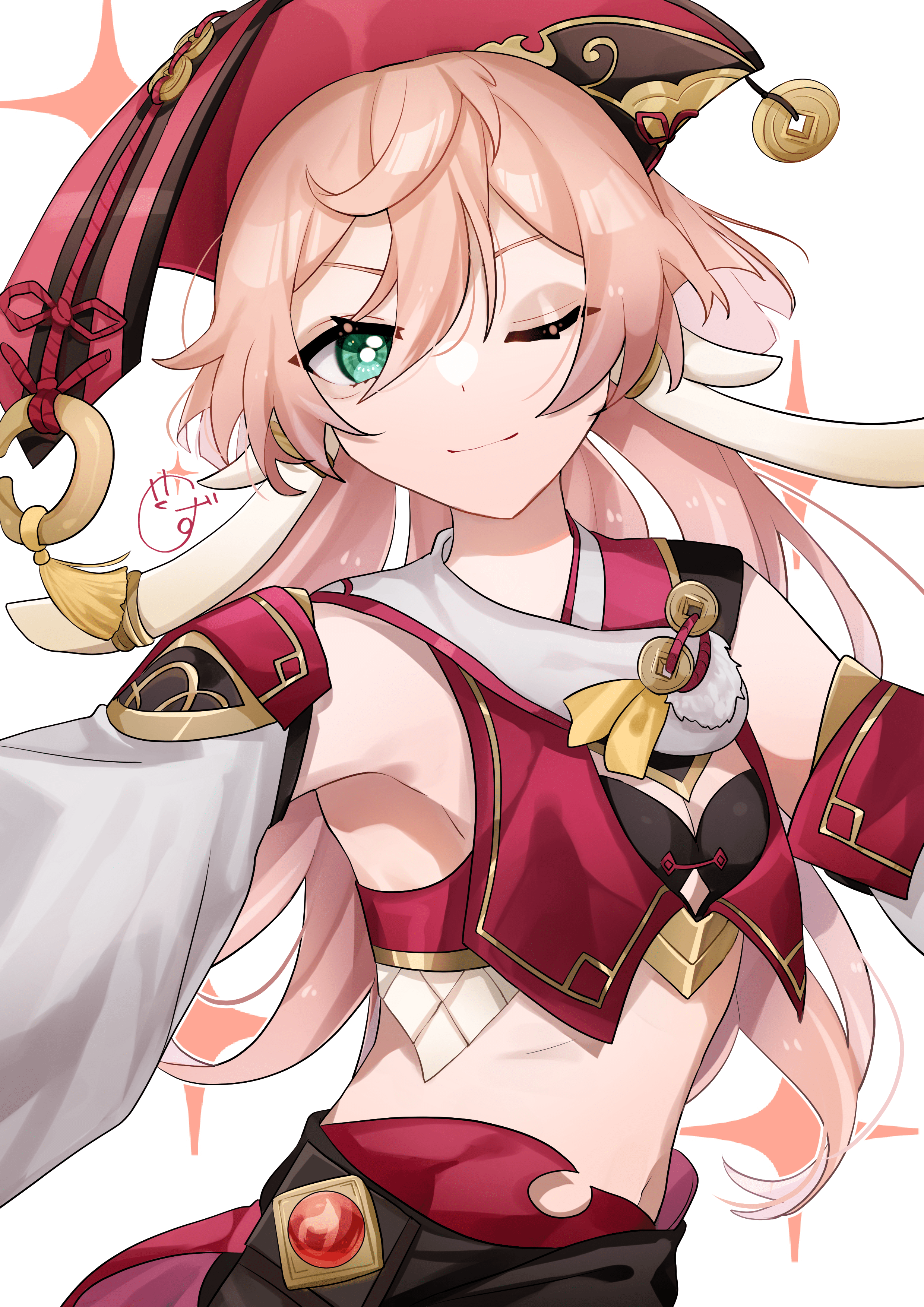 2480x3508 Yanfei Impact Wallpaper Anime Image Board