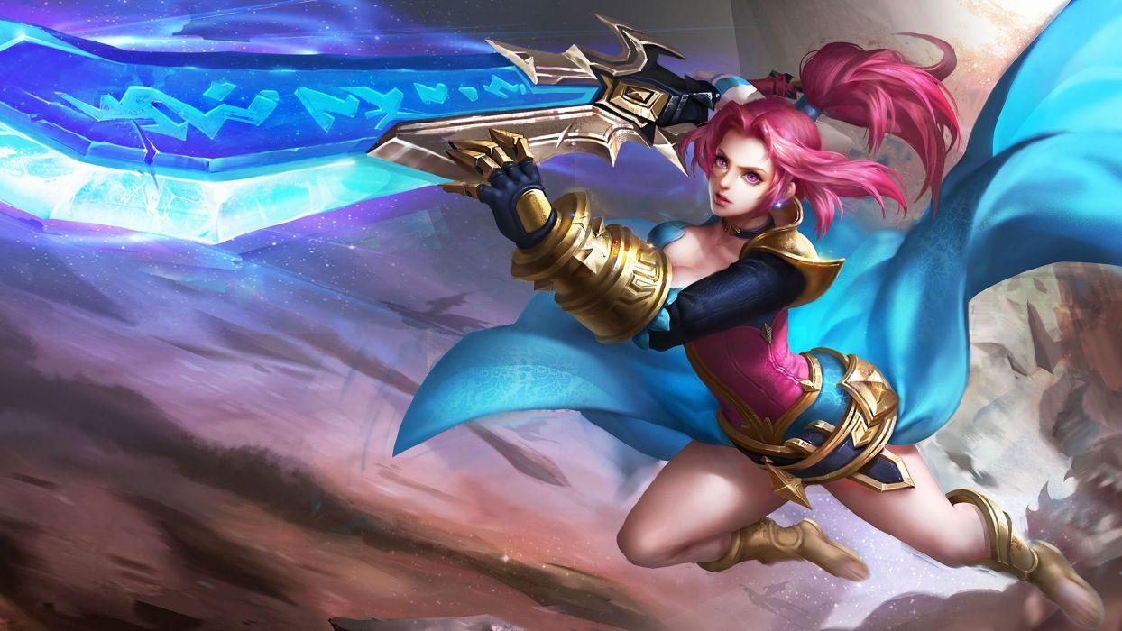 1244x700 Games King Of Glory Hua Mulan Bomber Dagger Damage Wallpaperx1080