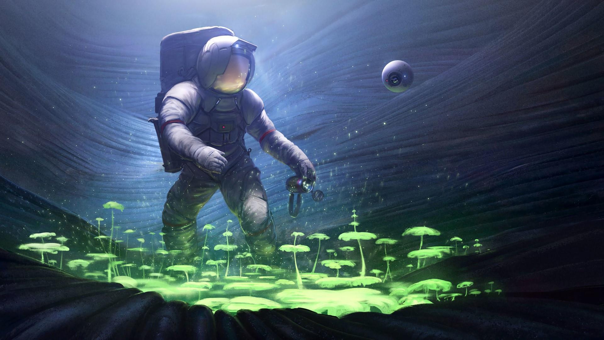 1920x1080 Astronaut On A New Planet Wallpaper. Wallpaper Studio 10