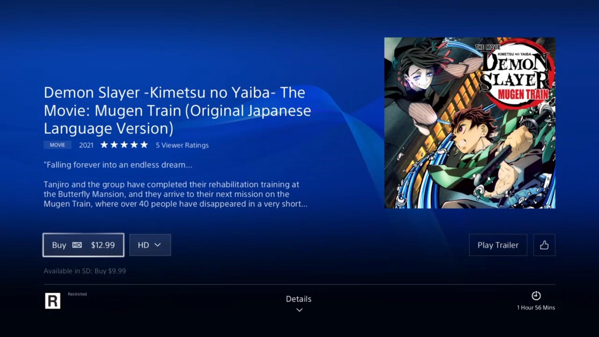 1920x1080 Wario64 Slayer Mugen Train Is Available On US PSN PS4 Right Now