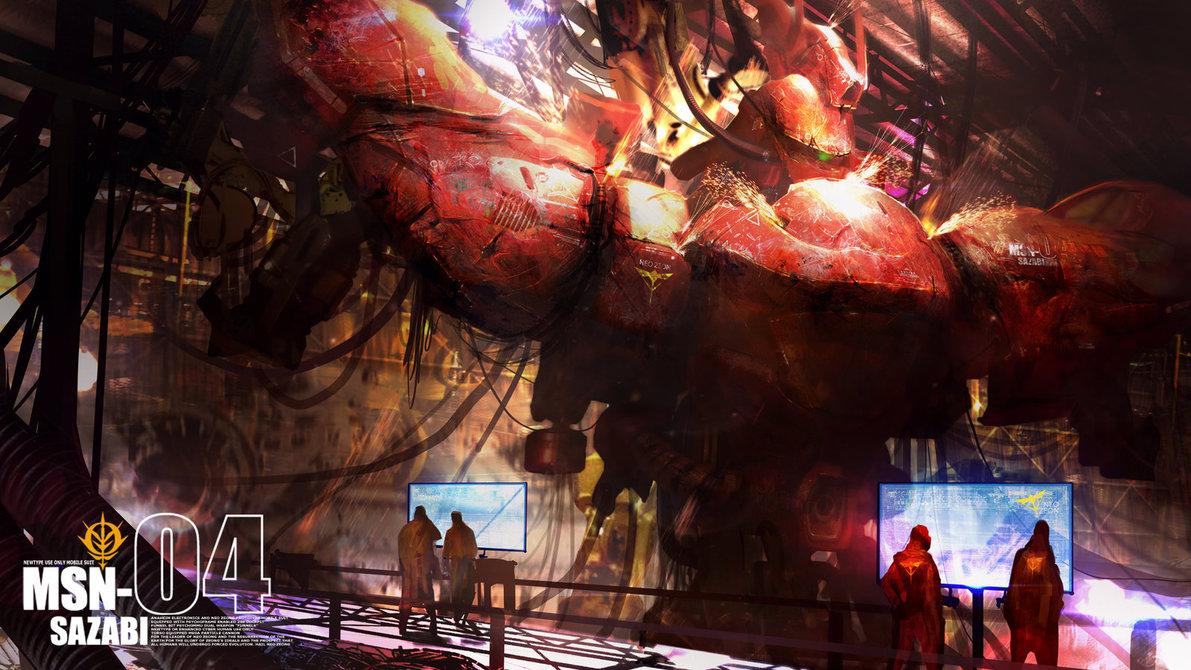 1191x670 MSN 04 Sazabi HD Poster