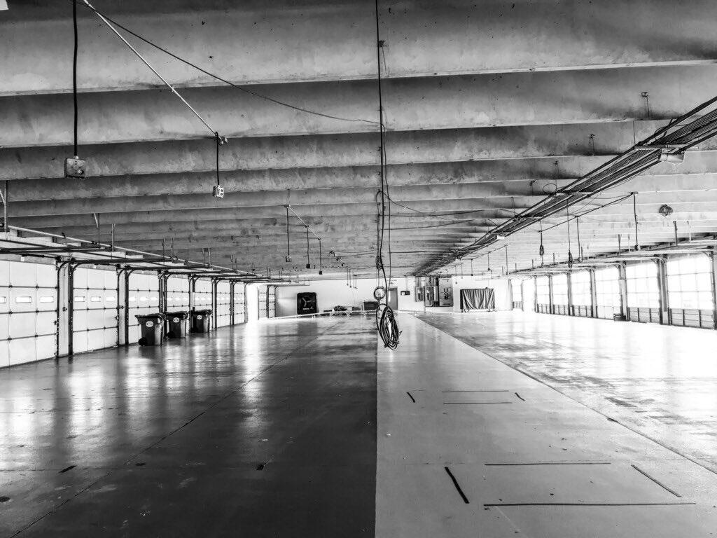 1024x768 Toyota Racing this empty garage won't be so quiet. #CocaCola600