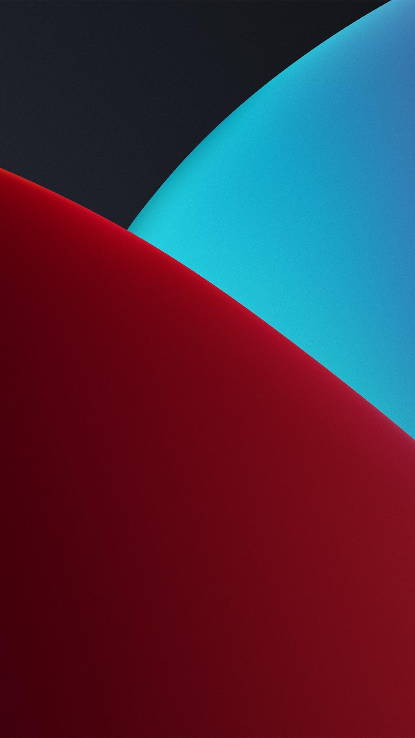1440x2560 Wallpaper Apple CarPlay, red, blue, dark, OS