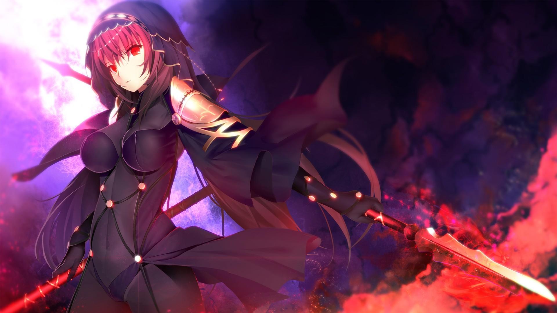 1920x1080 #anime, #video games, #women, #Lancer (FateGrand Order), #Scathach ( FateGrand Order ), #magic, #FateGrand Order, #big boobs, #anime girls, wallpaper. Mocah HD Wallpaper