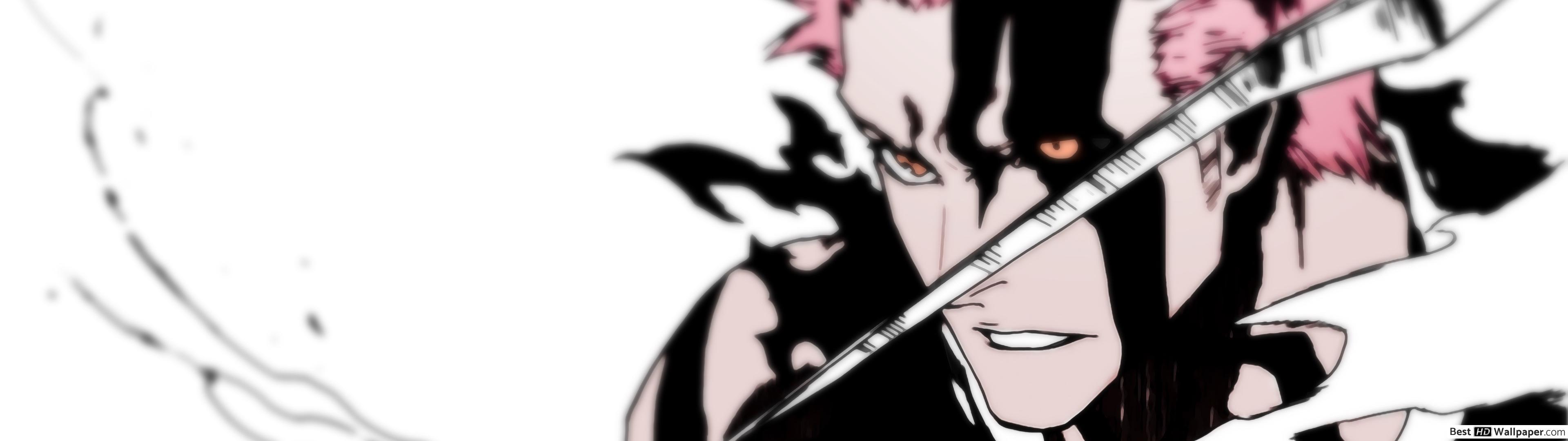 3840x1080 Bleach Kurosaki Bankai HD wallpaper download