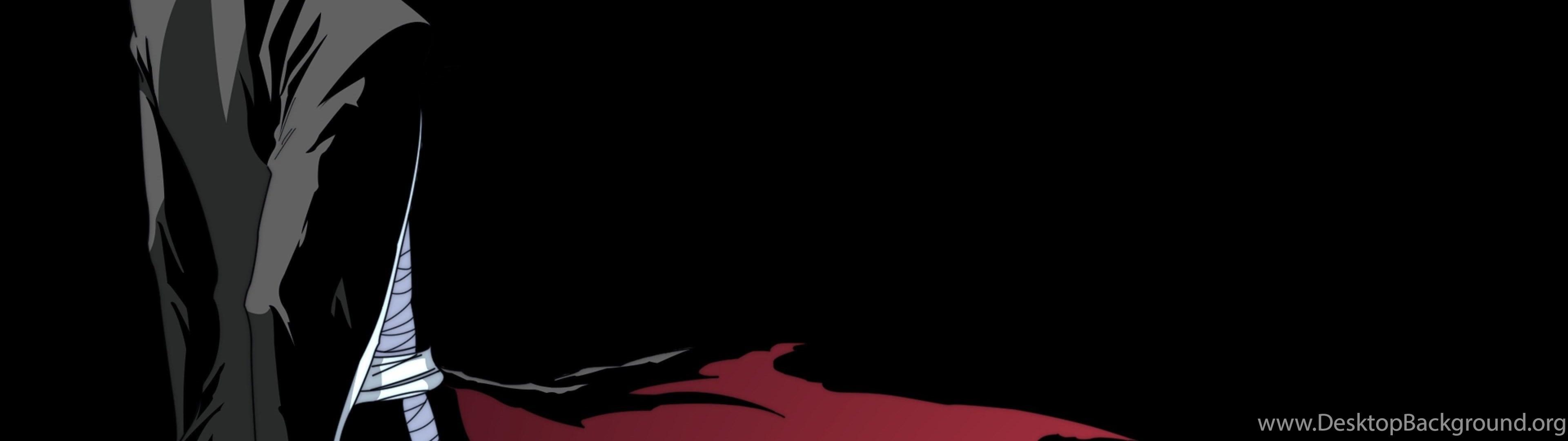 3840x1080 Download Wallpaper 3840x2160 Bleach, Man, Sword, Eyes, Posture 4K. Desktop Background