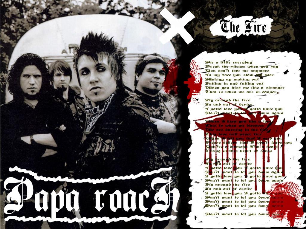 1024x768 papa roach wallpaper
