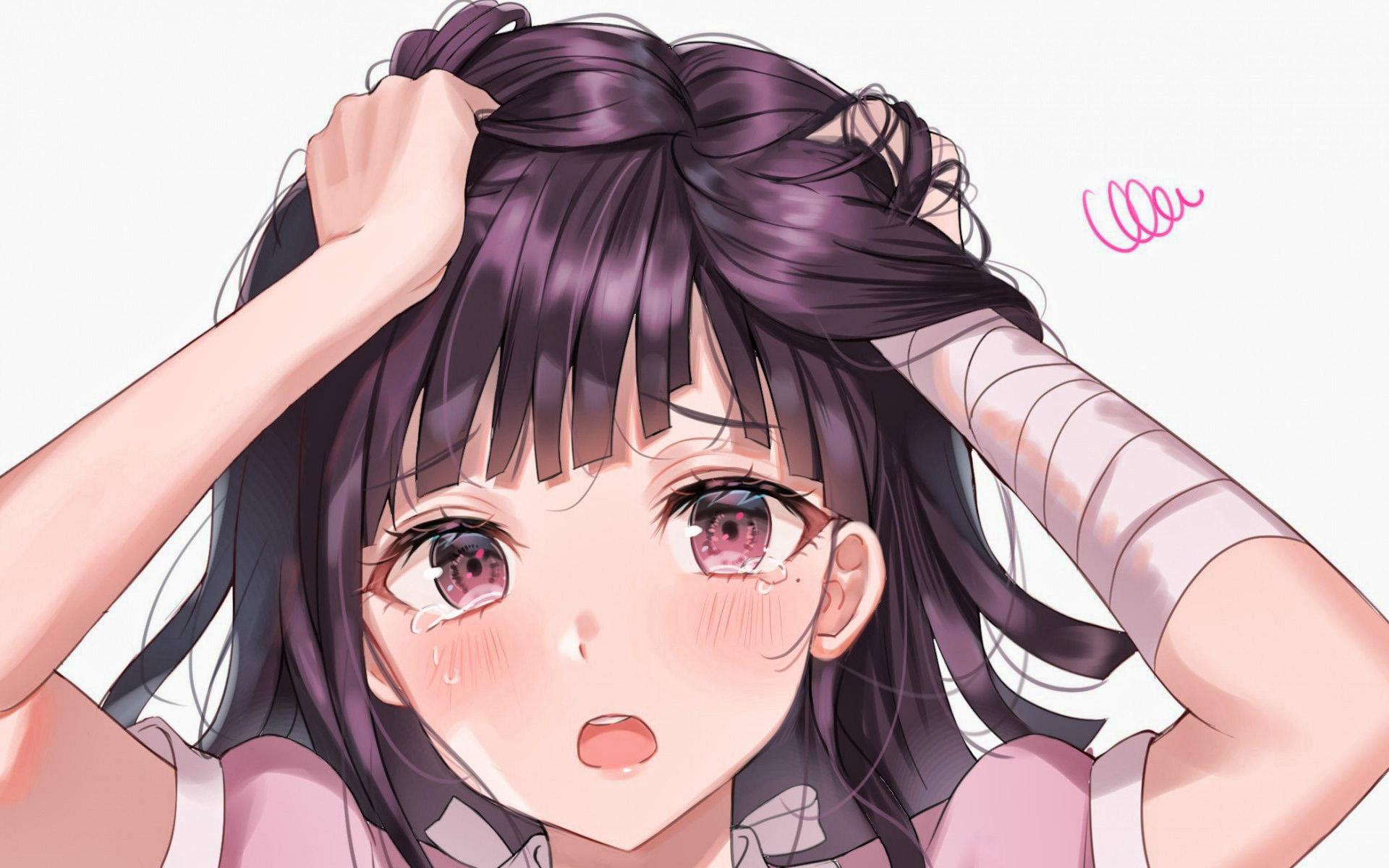 1920x1200 Download wallpaper Tsumiki Mikan, manga, artwork, Danganronpa, Mikan Tsumiki for desktop with resolution 1920x1200. High Quality HD picture wallpaper