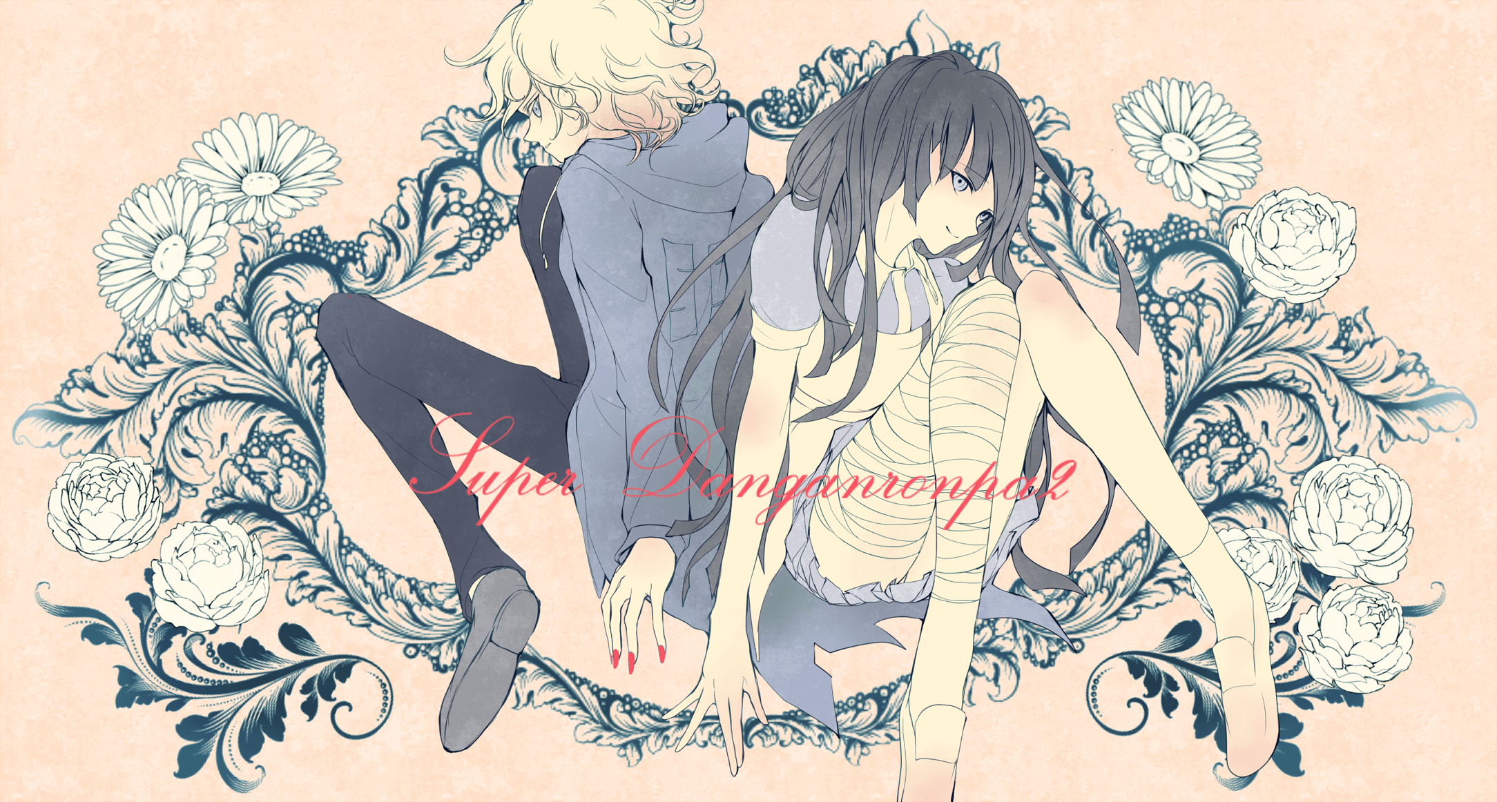2168x1162 Komaeda and Tsumiki Komaeda x Tsumiki / Komamiki Wallpaper