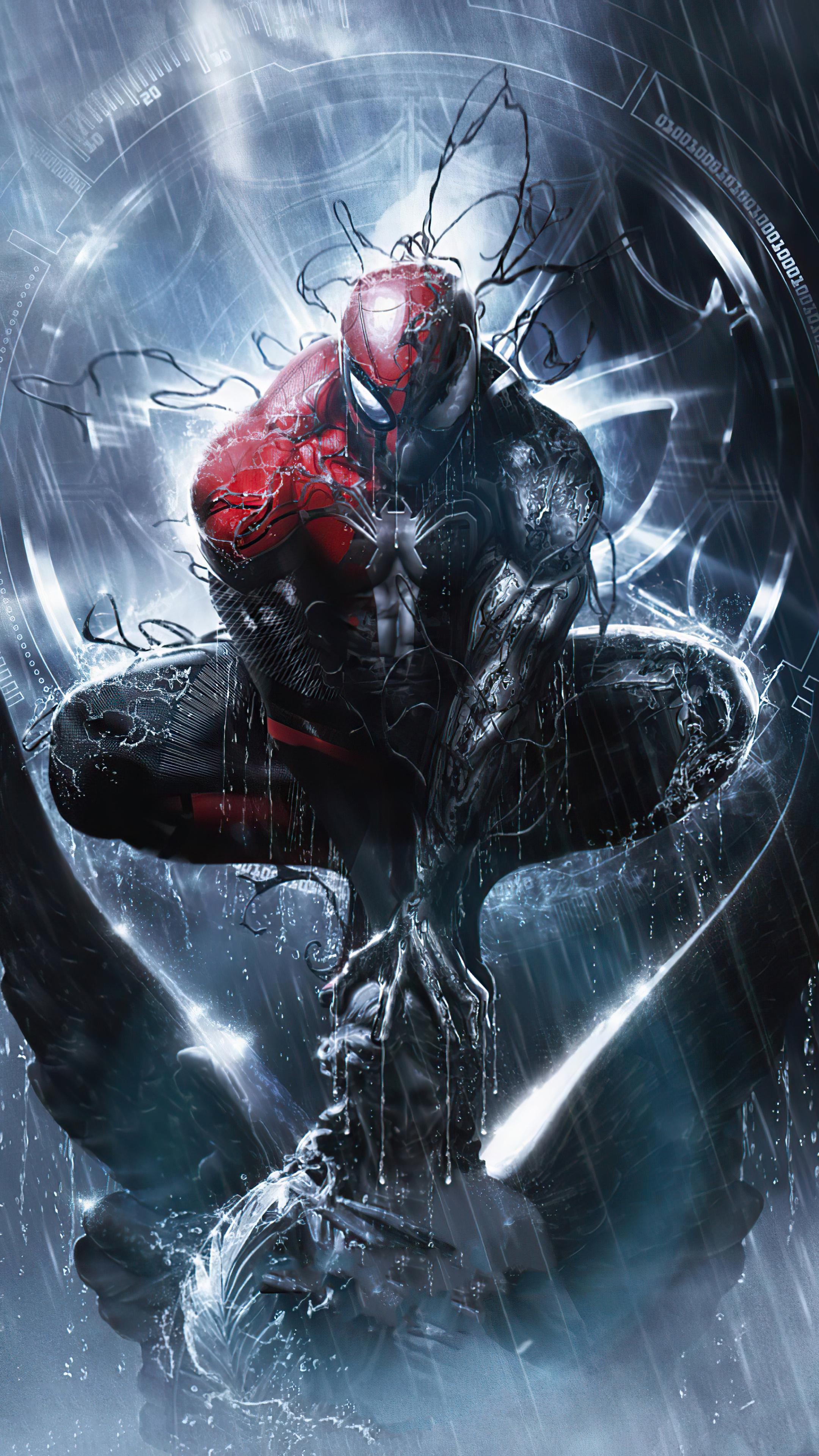2160x3840 Symbiote Spiderman Comic Book Series 4k Sony Xperia X, XZ, Z5 Premium HD 4k Wallpaper, Image, Background, Photo and Picture