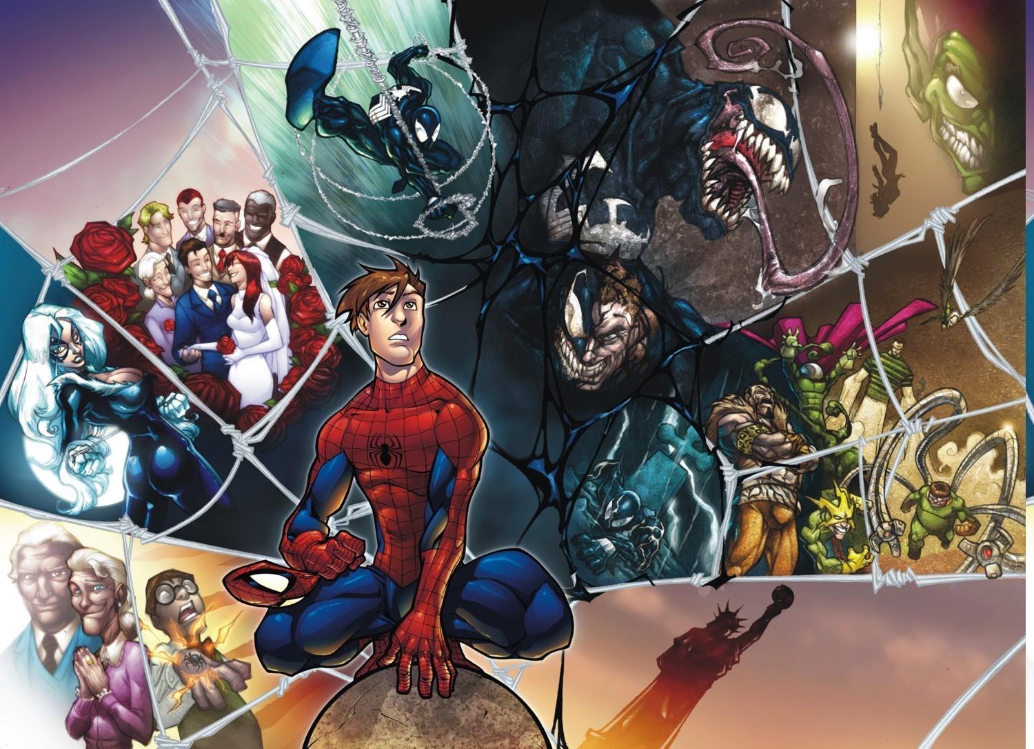 1500x1086 spider man venom marvel comics wallpaper