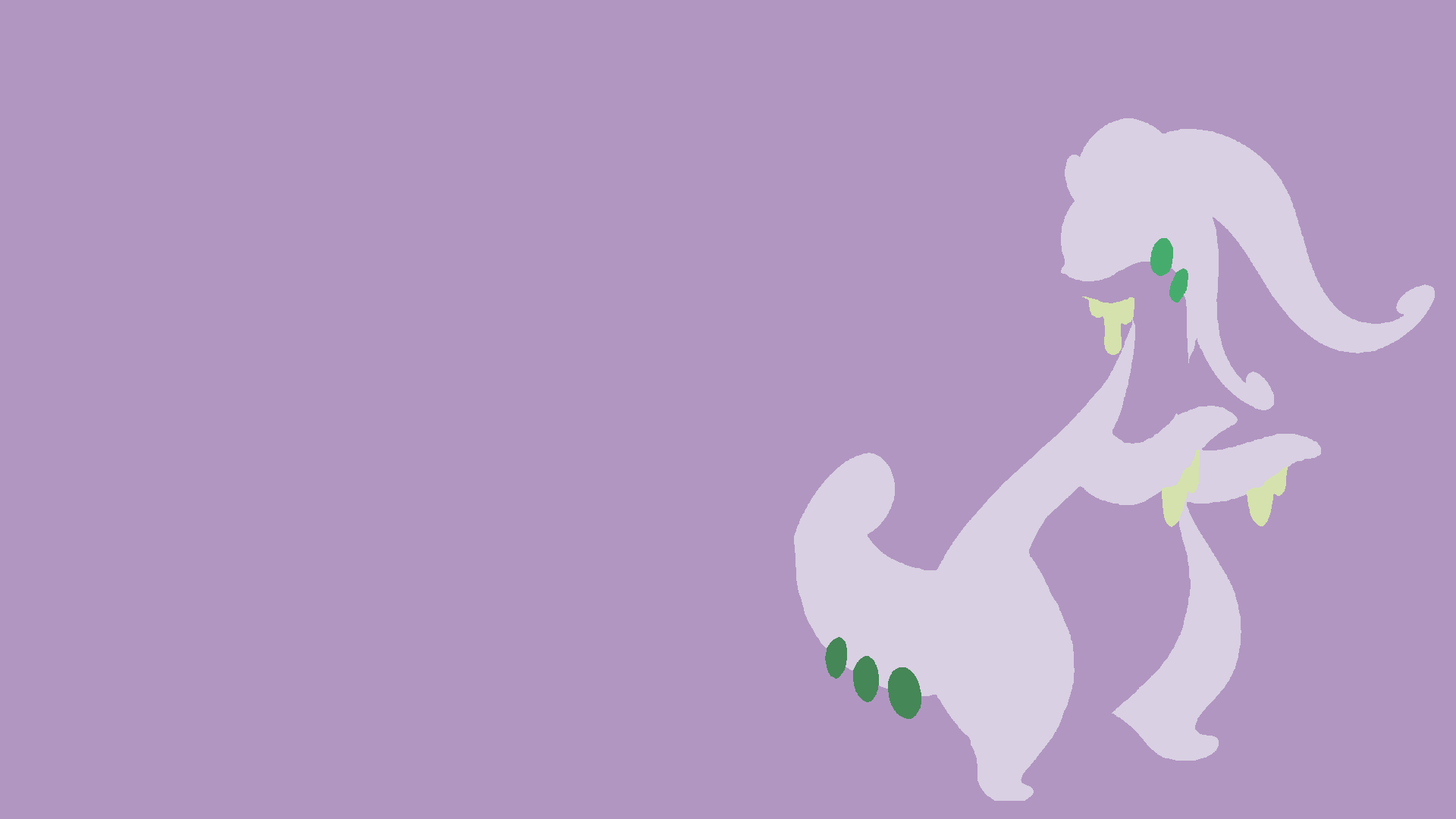 1920x1080 Goodra Minimalist Background that I made, with our lord in mind: ChurchofGoomy