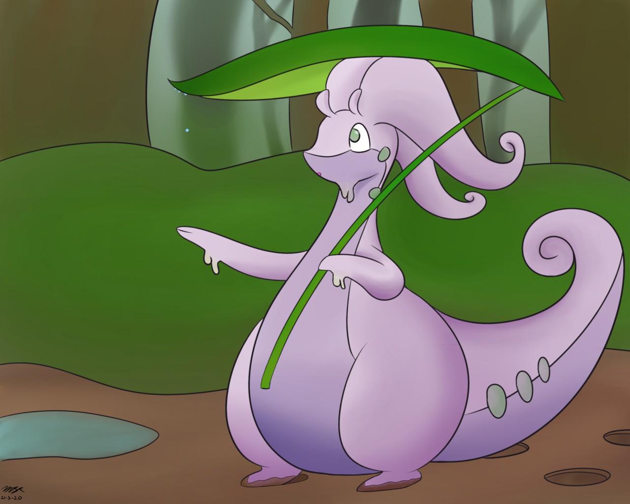 1280x1024 Raindrop Goodra by fffandever - Fur Affinity [dot] net