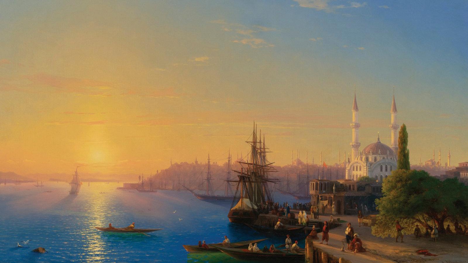 1600x900 Ivan Konstantinovich Aivazovsky Istanbul