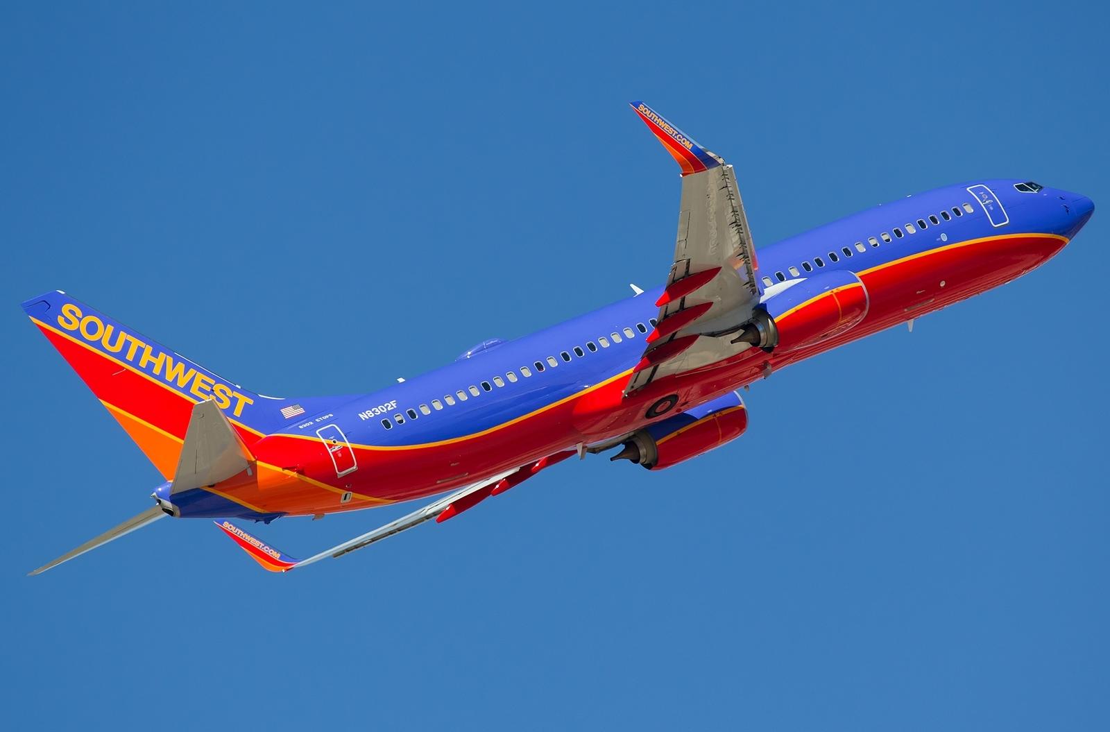 1600x1055 Boeing 737 800 Southwest Airlines, Southwest Airlines, International Airport