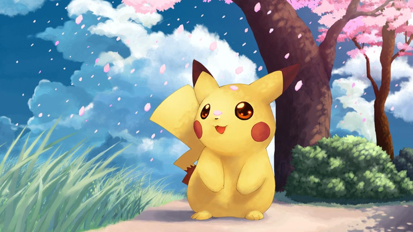 1366x768 Pikachu HD wallpaper, Background