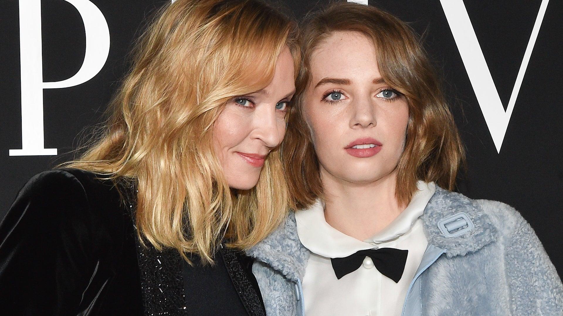 1920x1080 Uma Thurman and Her Lookalike Daughter Maya Hawke are Style Goals at Paris Fashion Week