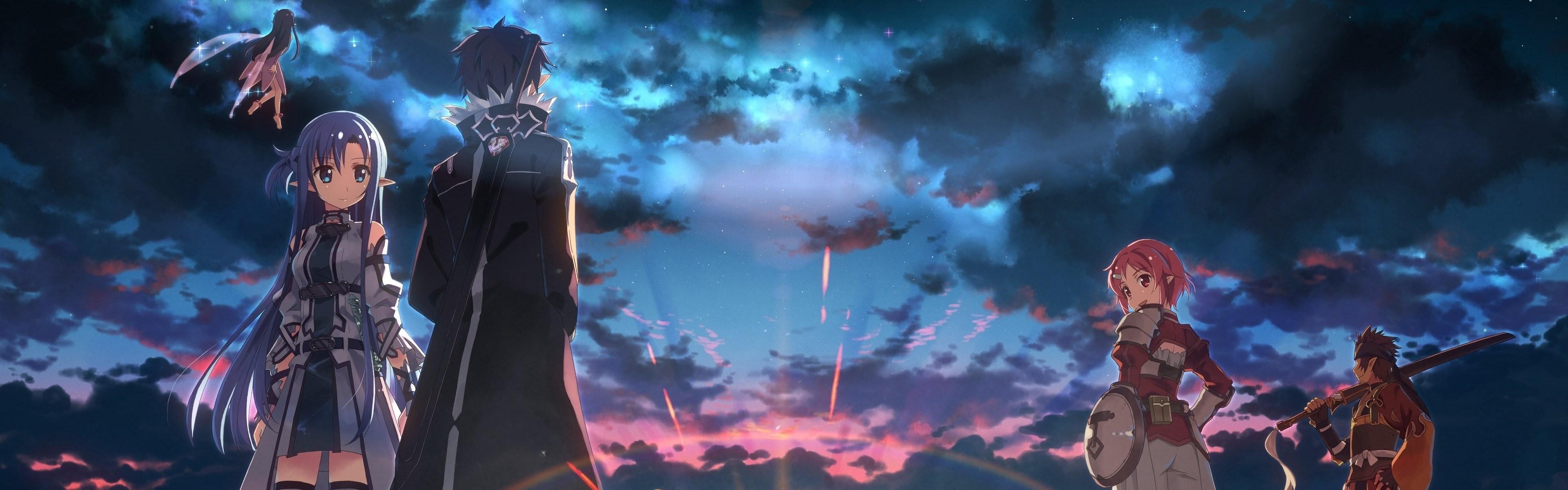 3840x1200 Anime Dual Monitor Wallpaper and HD Background free download on PicGaGa