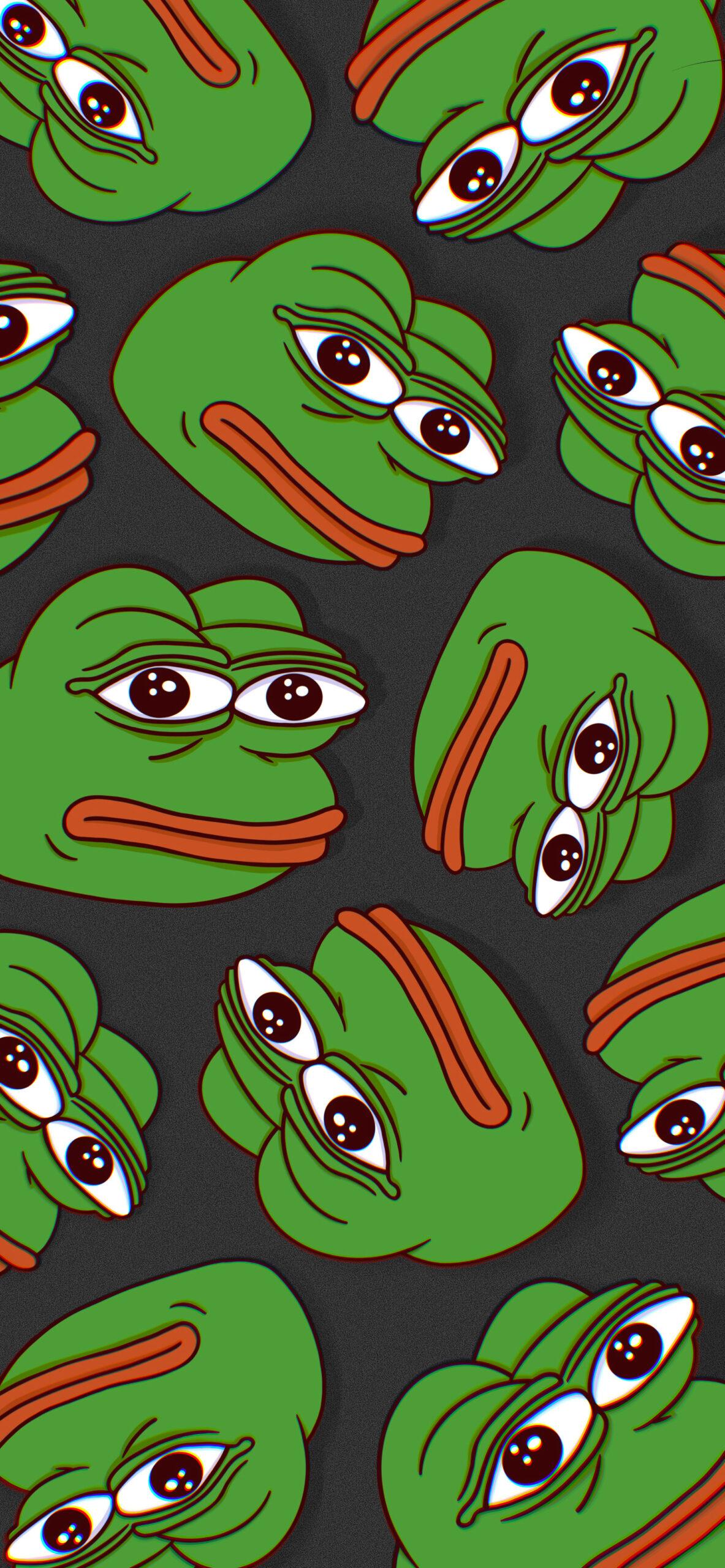 1183x2560 Pepe the Frog Wallpaper for Phone Meme Wallpaper with Pepe