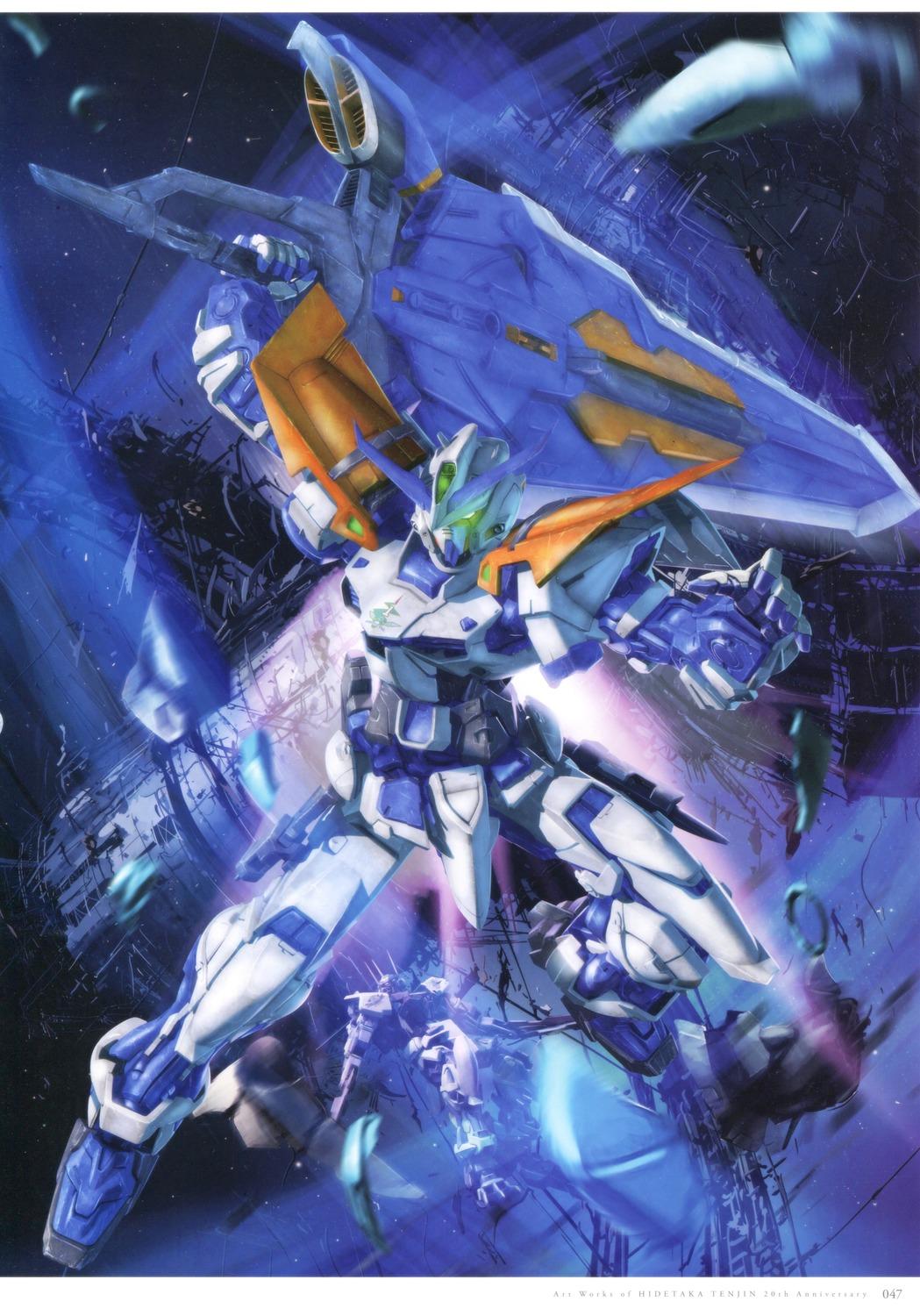 1049x1500 tenjin hidetaka gundam gundam seed astray gundam astray blue frame 2nd