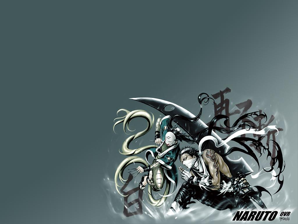 1024x768 all male black hair haku (naruto) headband male mask momochi zabuza naruto sword tattoo weapon. konachan.com.com Anime Wallpaper