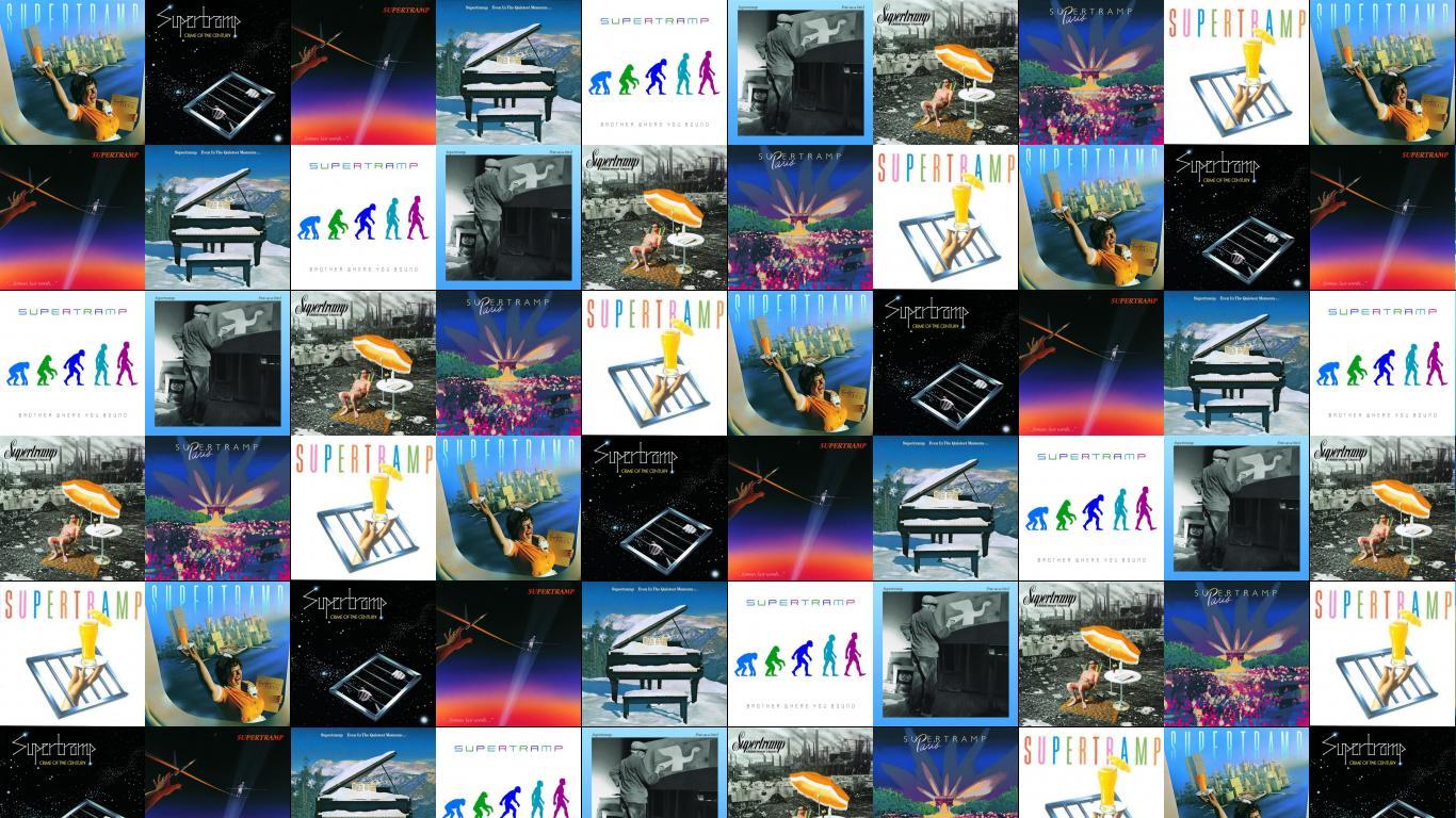 1366x768 Supertramp Breakfast In America Crime Century Famous Last Wallpaper « Tiled Desktop Wallpaper